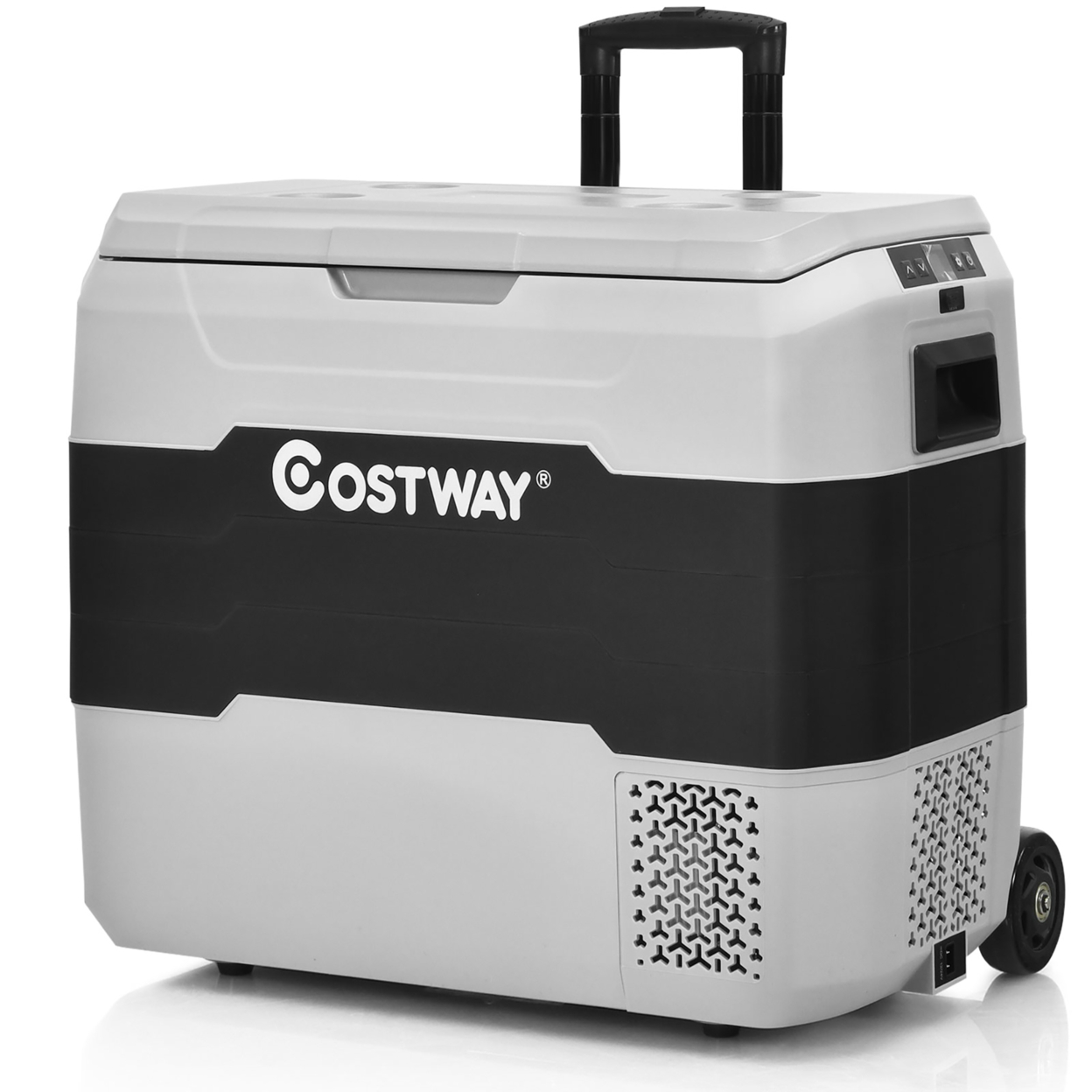 costway car refrigerator 55 quart