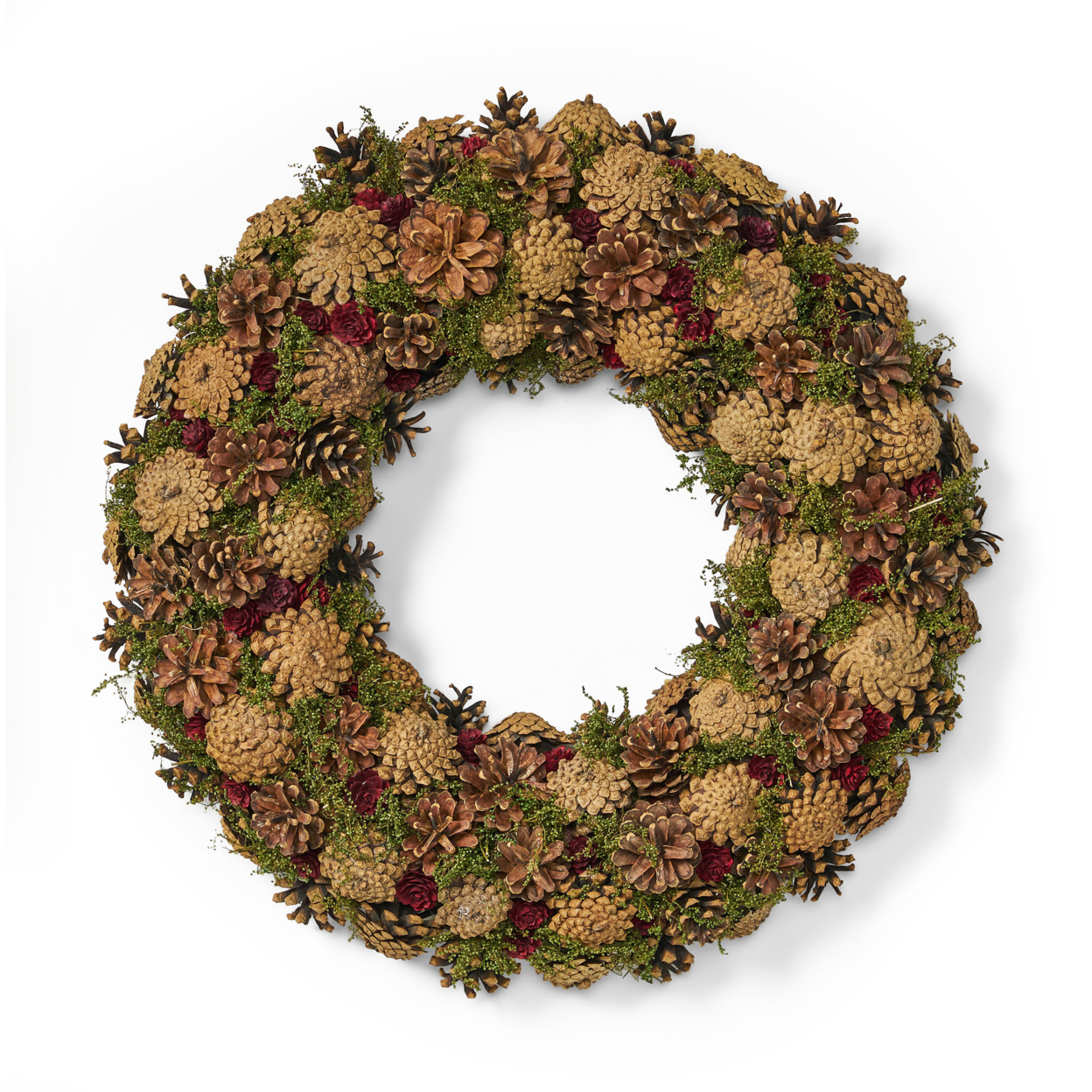 Bohannon 18.5 Pine Cone Unlit Artificial Christmas Wreath