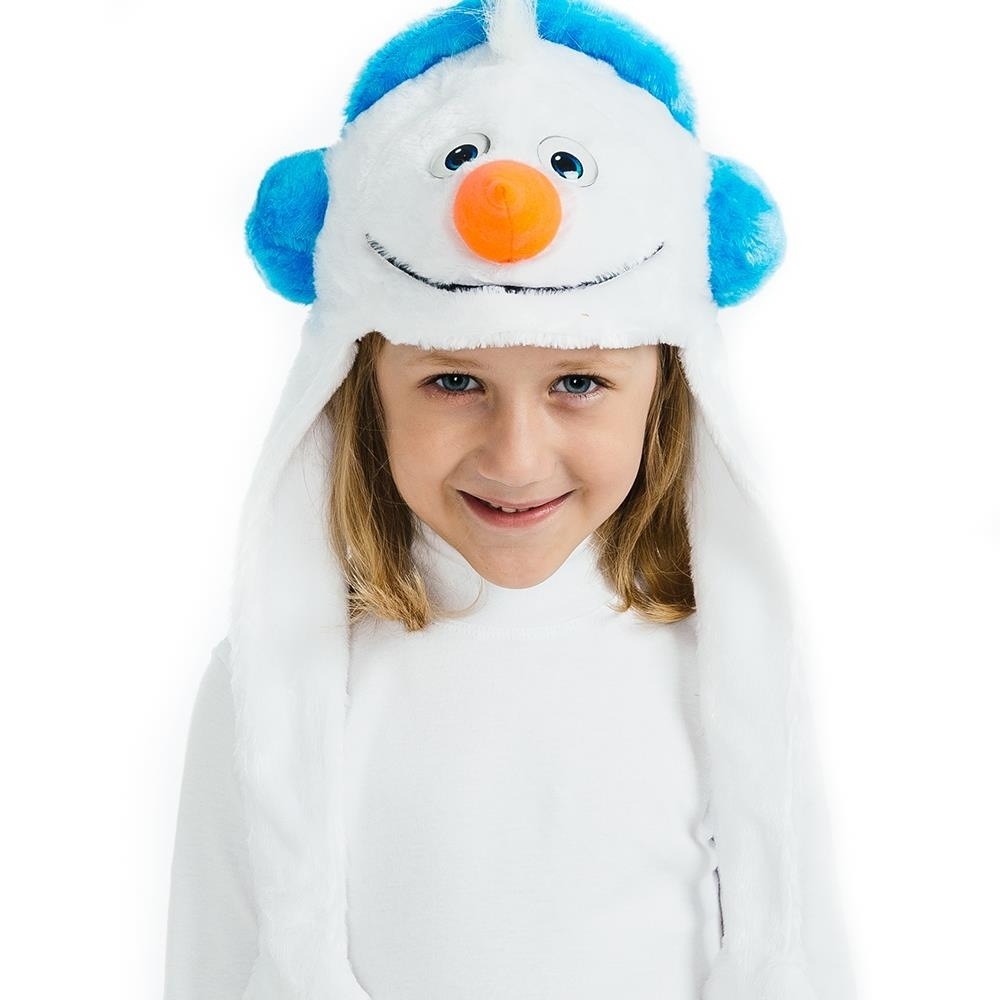 Little Winter Snowman Headpiece Kids Costume Orange Nose Dress-Up Play Accessory 5 O'Reet