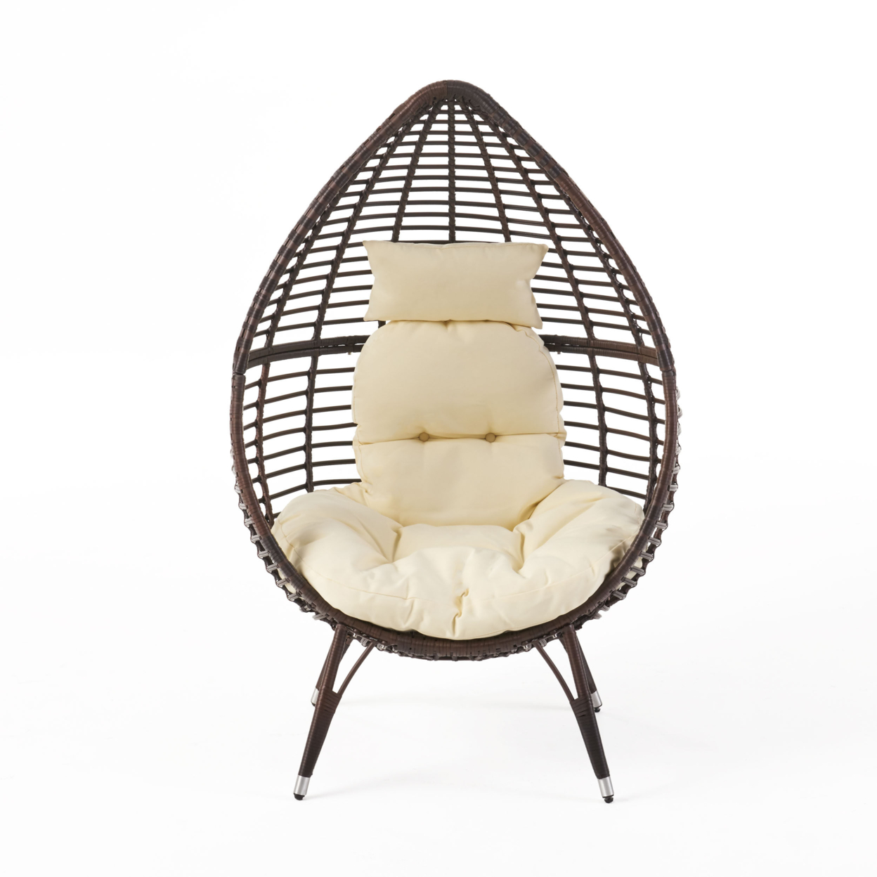 Ruweyda Indoor/Outdoor Wicker Freestanding Teardrop / Egg Chair