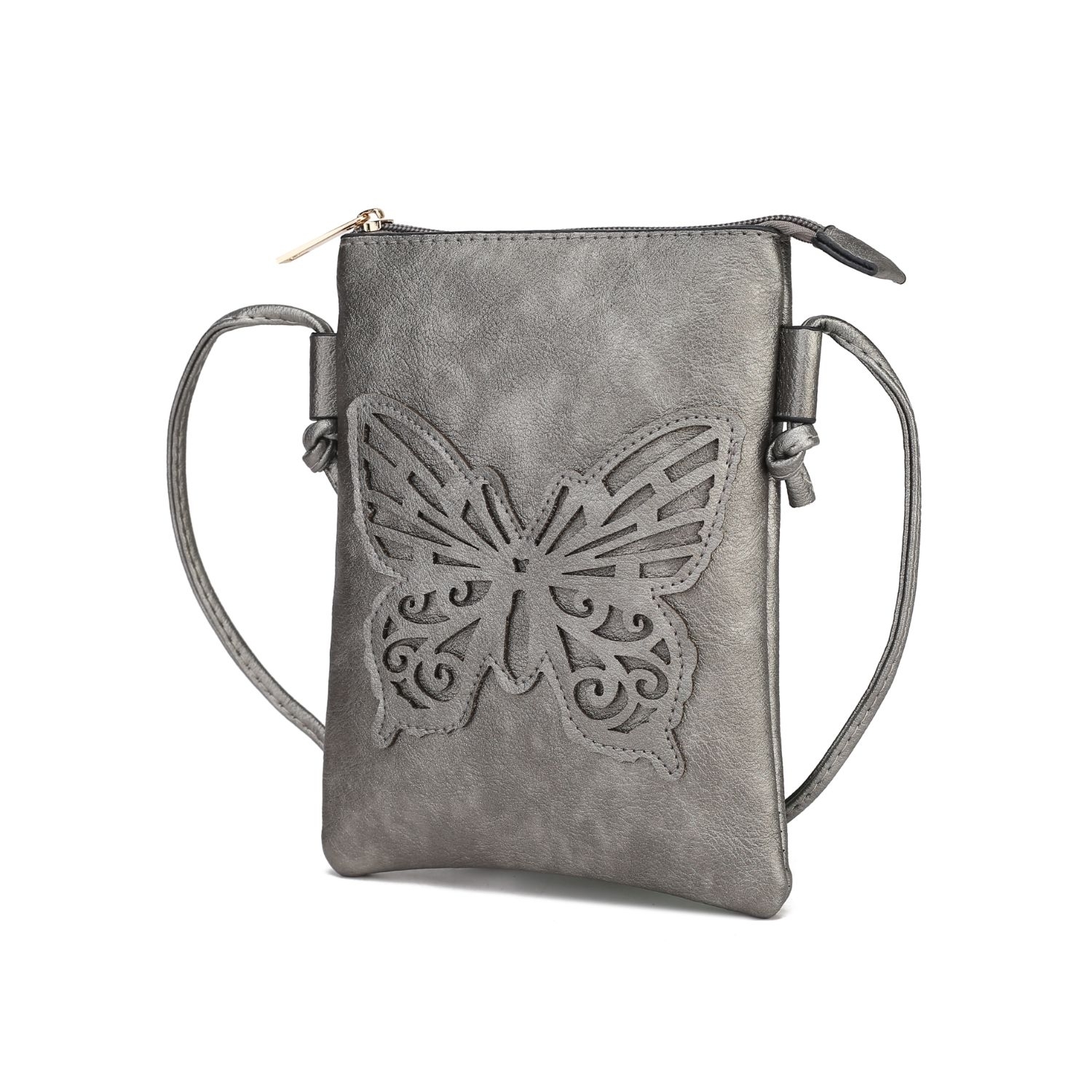 MKF Collection Skyli Crossbody Handbag By Mia K. - Grey