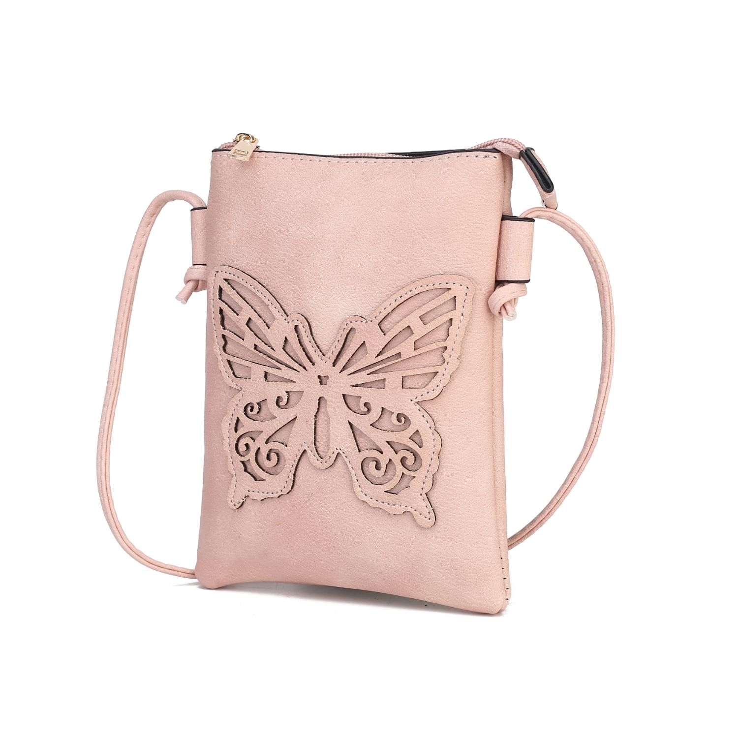 MKF Collection Skyli Crossbody Handbag By Mia K. - Pink