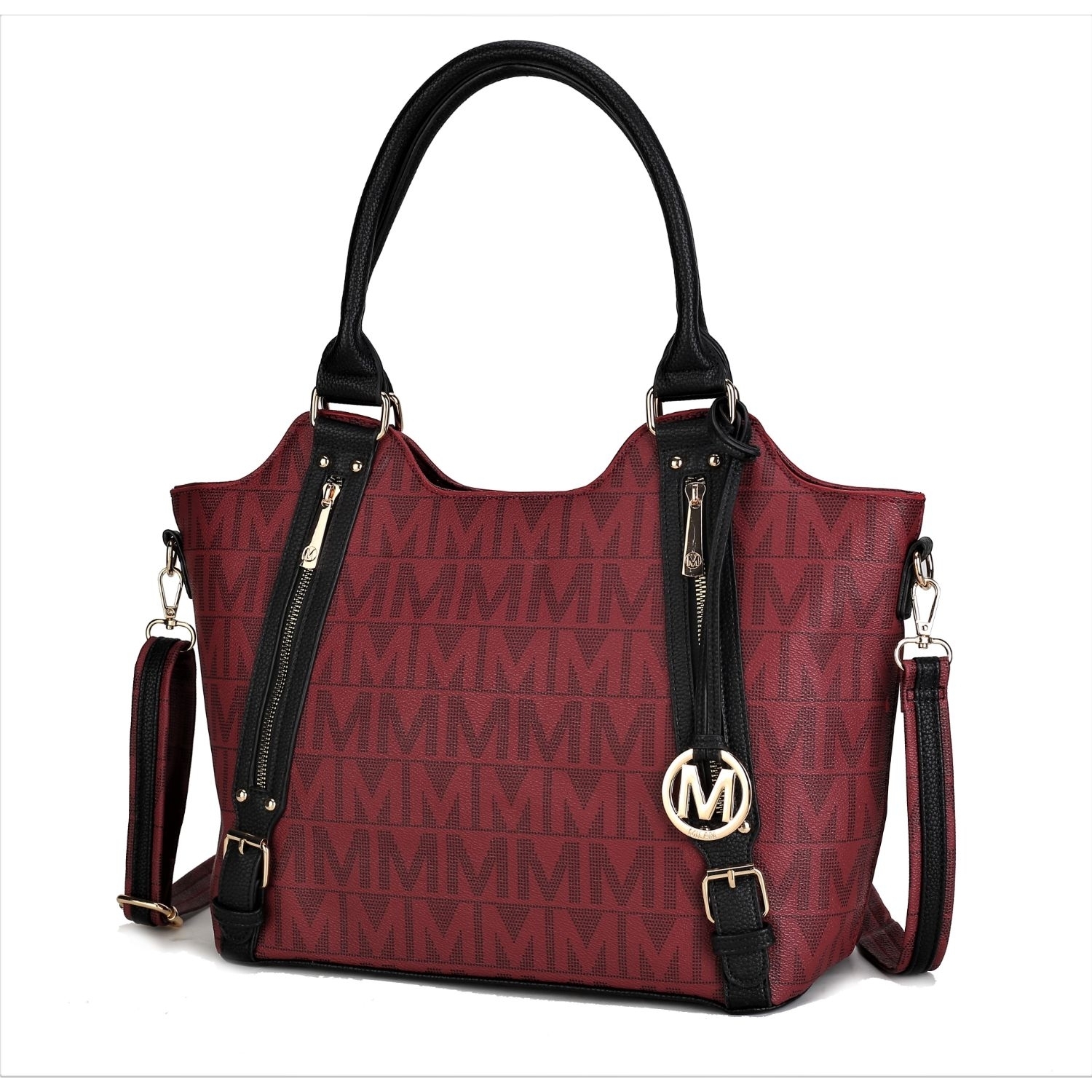 MKF Collection Thania Tote Handbag By Mia K - Burgundy