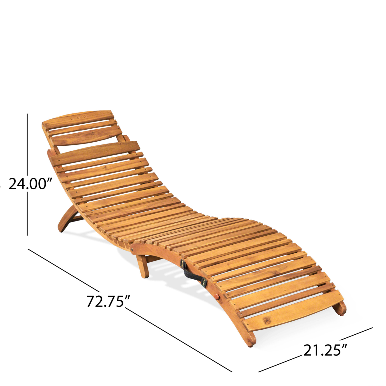 Lisbon Outdoor Folding Chaise Lounge Chair (Set Of 2)