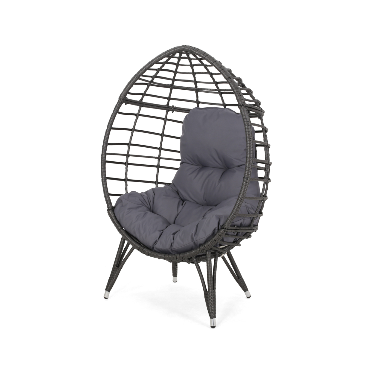 Tris Freestanding Wicker Egg / Teardrop Chair