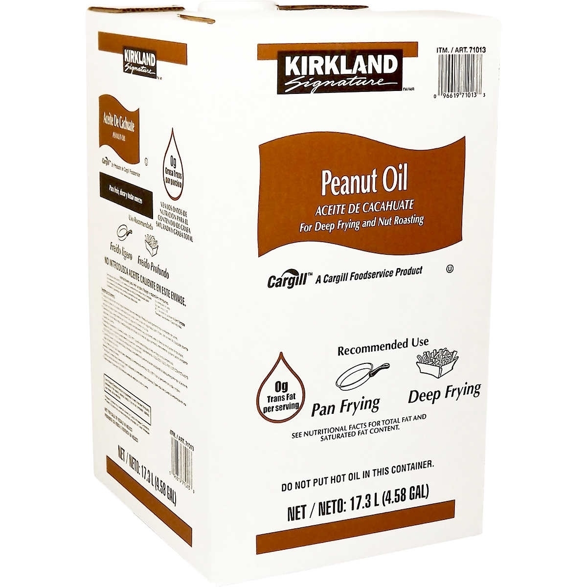 Kirkland Signature Peanut Oil, 35 Pounds