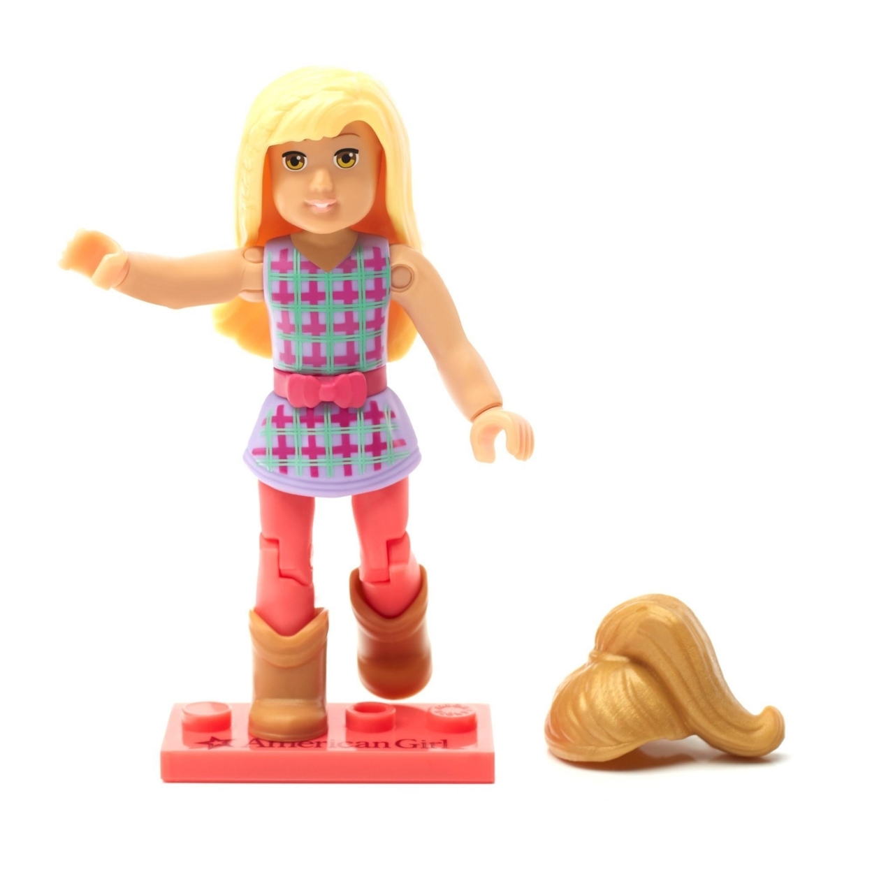 Mega Construx American Girl Spring Plaid Cowgirl Series 2 Mini Figure DXW92 Mattel