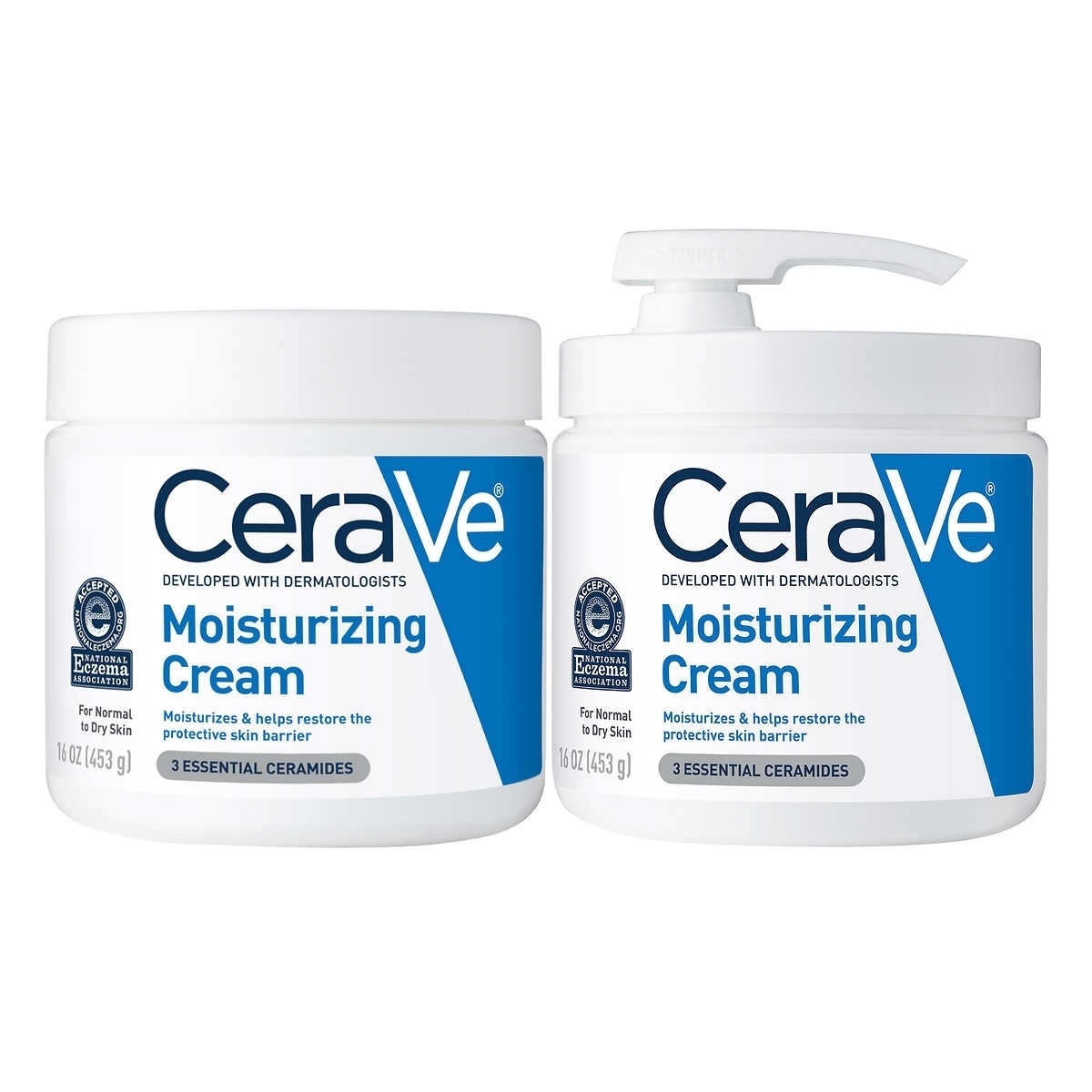 CeraVe Moisturizing Cream, 16 Ounce (Pack Of 2)