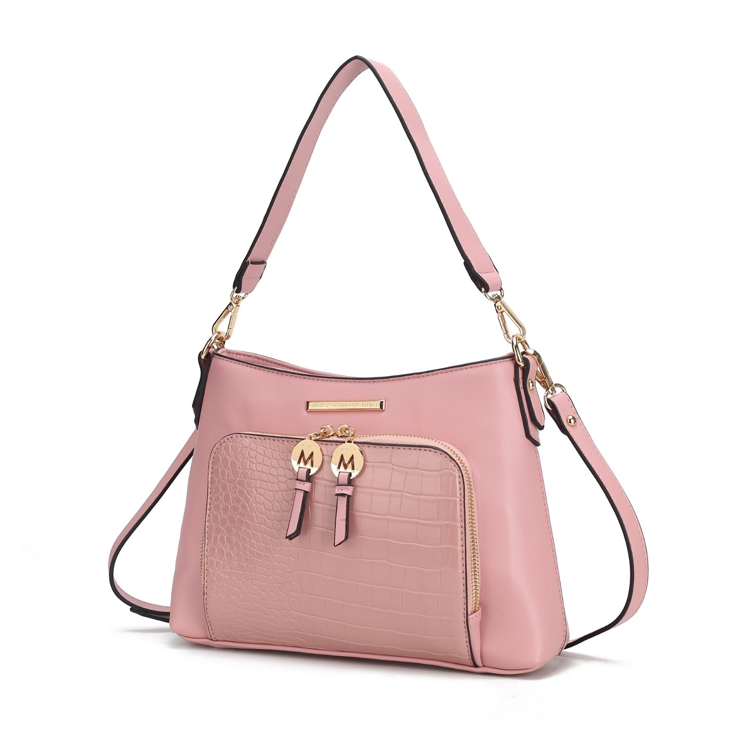 MKF Collection Anayra Shoulder Handbag By Mia K - Rose