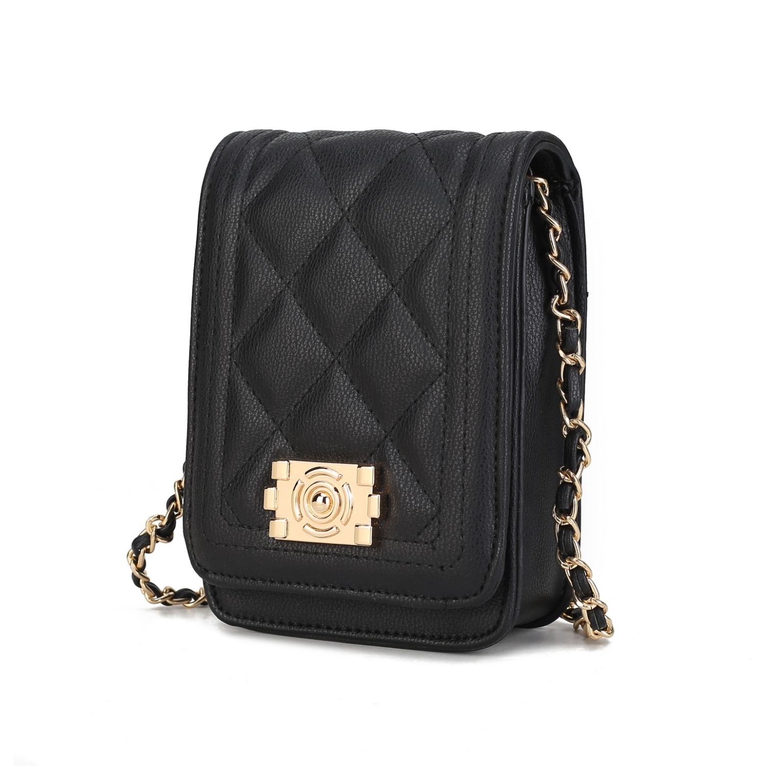 MKF Collection Gemma Crossbody Handbag By Mia K - Dark Brown