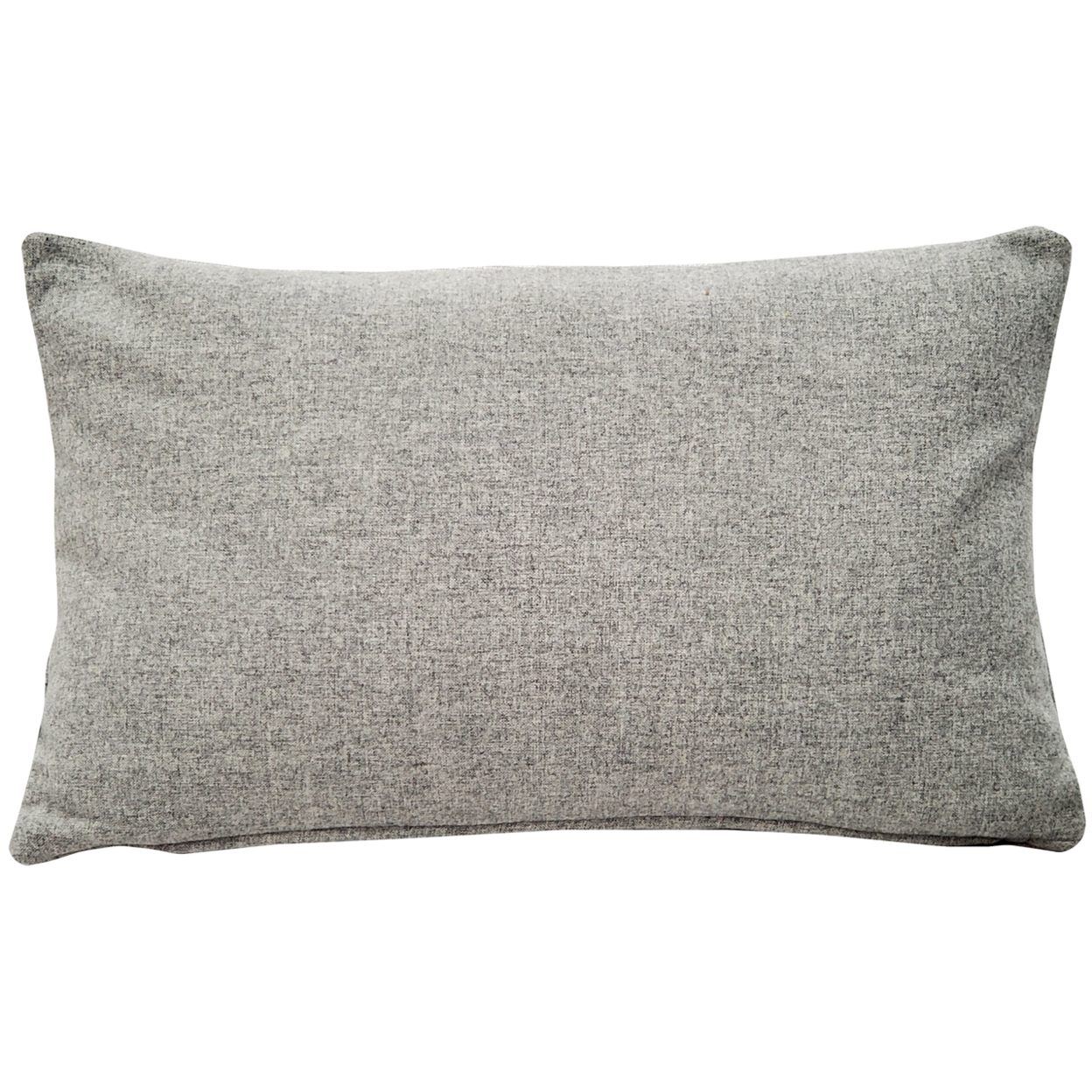 South Haven Gray Felt Coordinates Pillow 12x19 Inches Square, Complete Pillow With Polyfill Pillow Insert