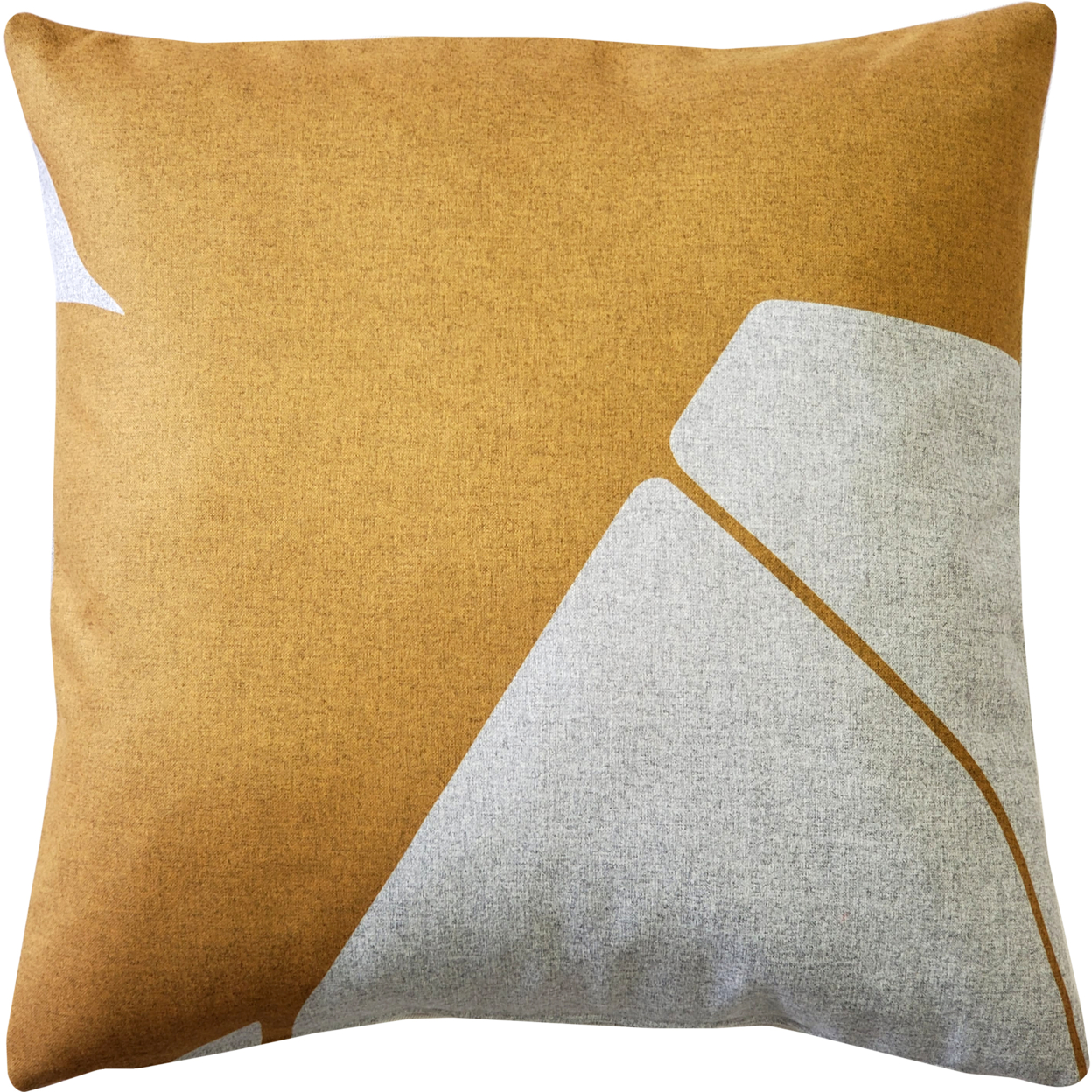 Boketto Renaissance Gold Throw Pillow 19x19 Inches Square, Complete Pillow With Polyfill Pillow Insert