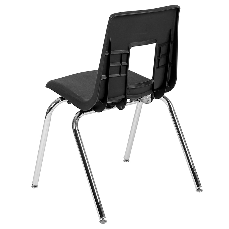 Black Student Stack Chair 18