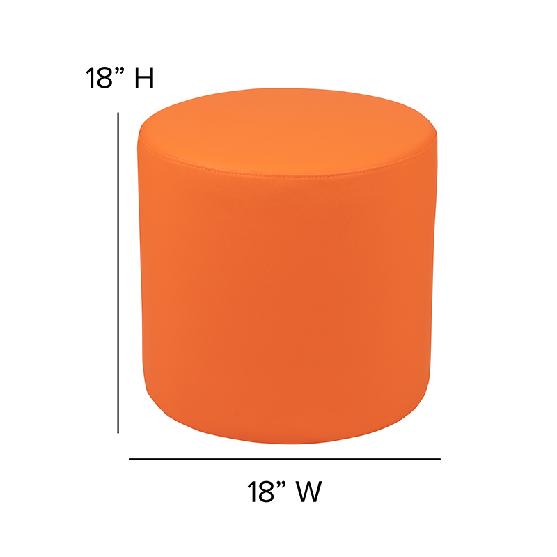 18 Soft Seating Circle-Orange