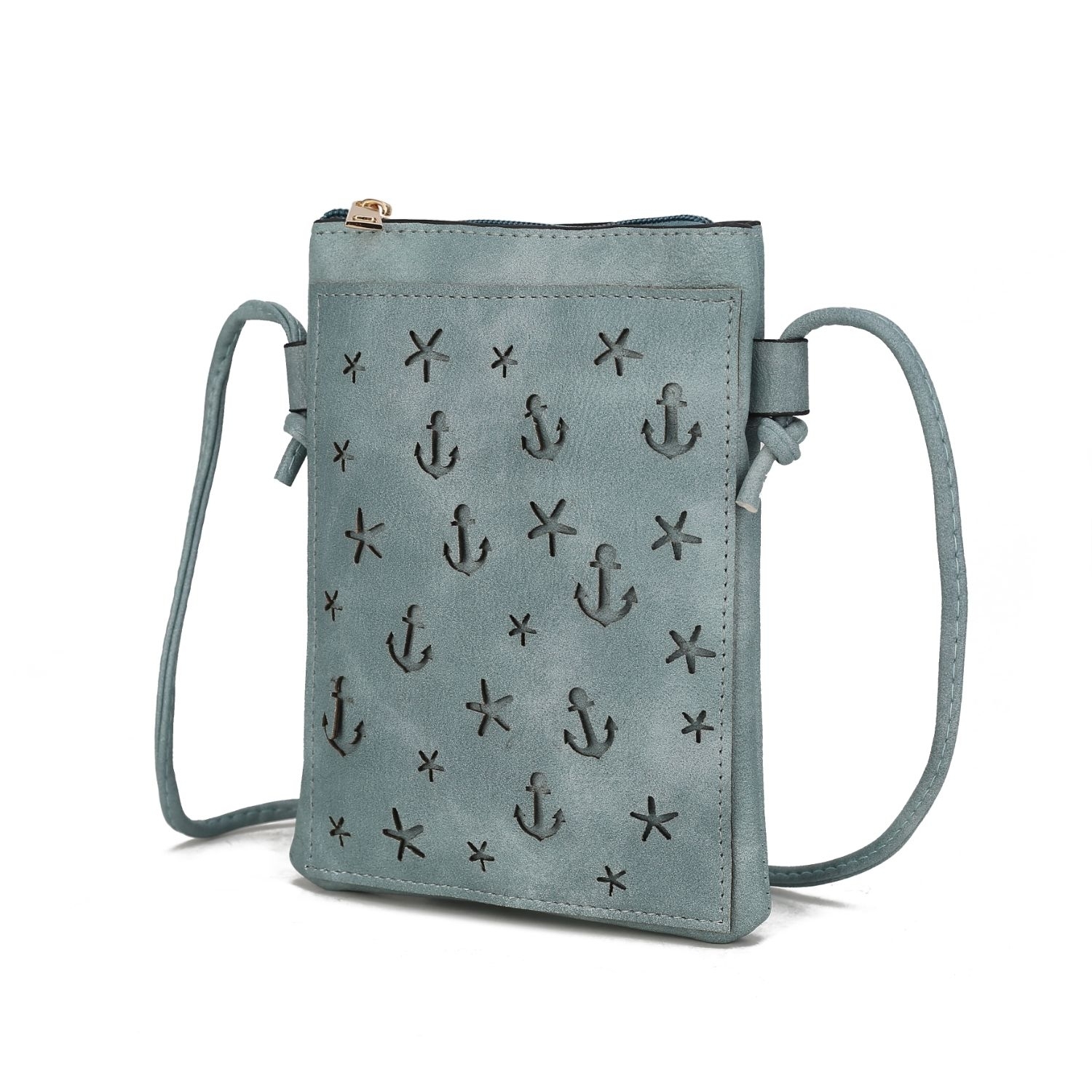 MKF Collection Lyra Crossbody Handbag By Mia K. - Grey