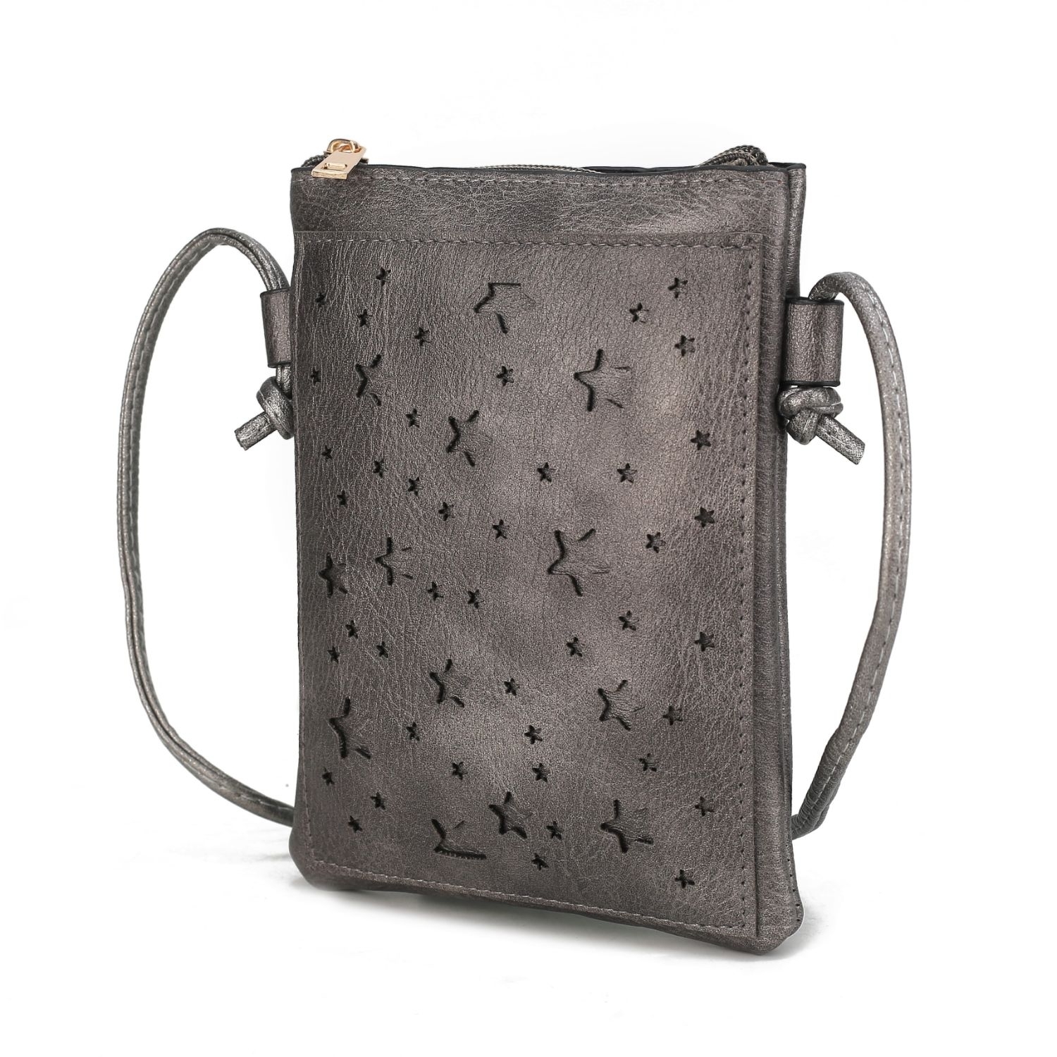 MKF Collection Jana Crossbody Handbag By Mia K. - Grey