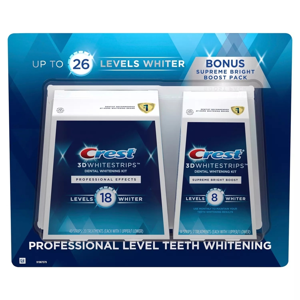 Crest 3D Whitestrips Professional Effects At-home Teeth Whitening Kit