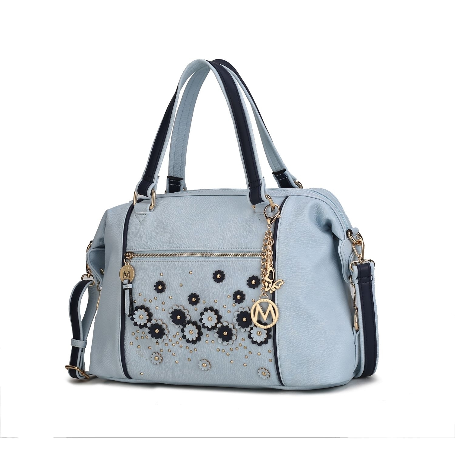 MKF Collection Francis Tote Handbag By Mia K - Light Blue