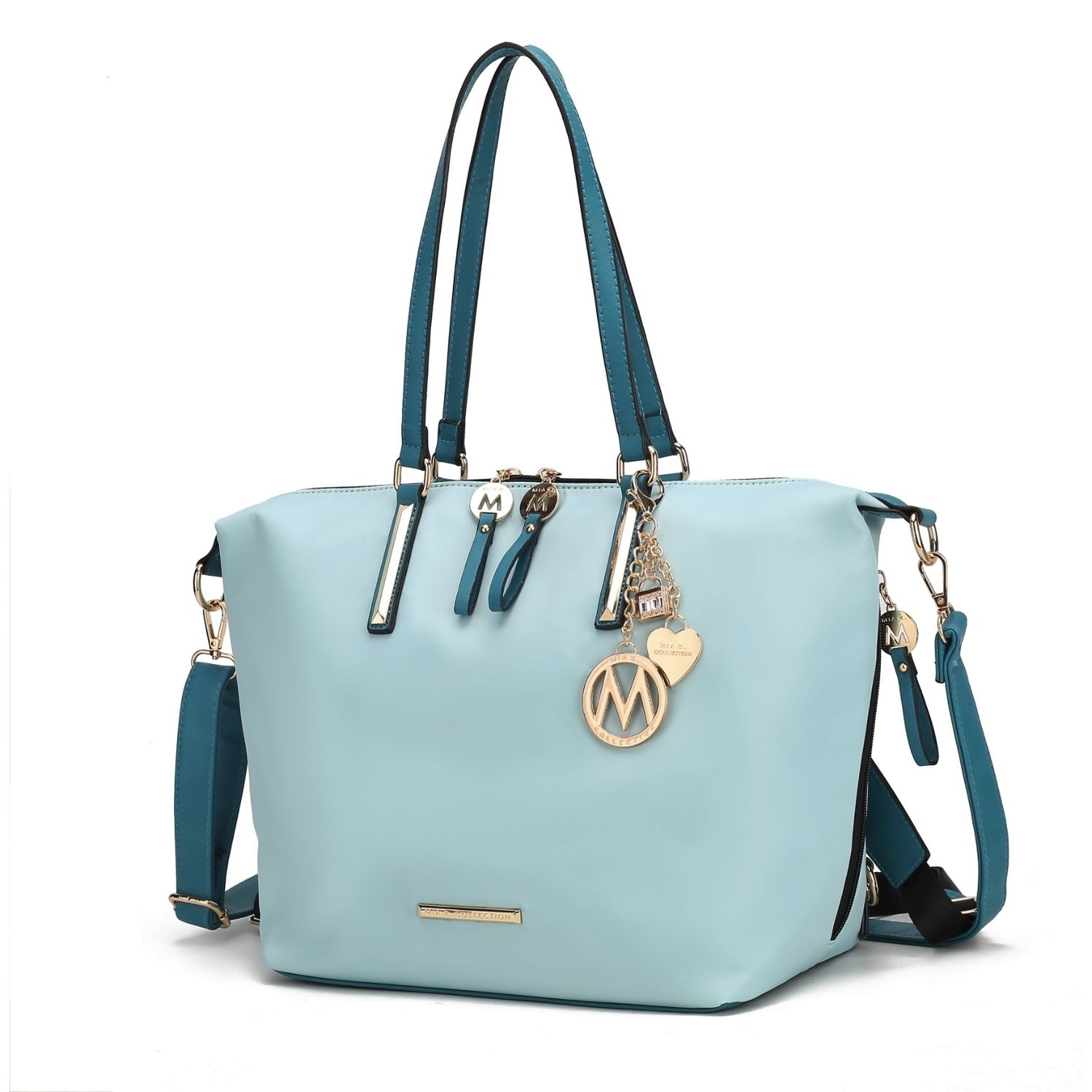 MKF Collection Layla Tote + Backpack By Mia K. - Light Blue