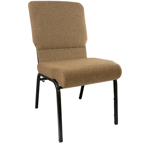 Advantage Mixed Tan Church Chairs 18.5 In. Wide PCHT185-105