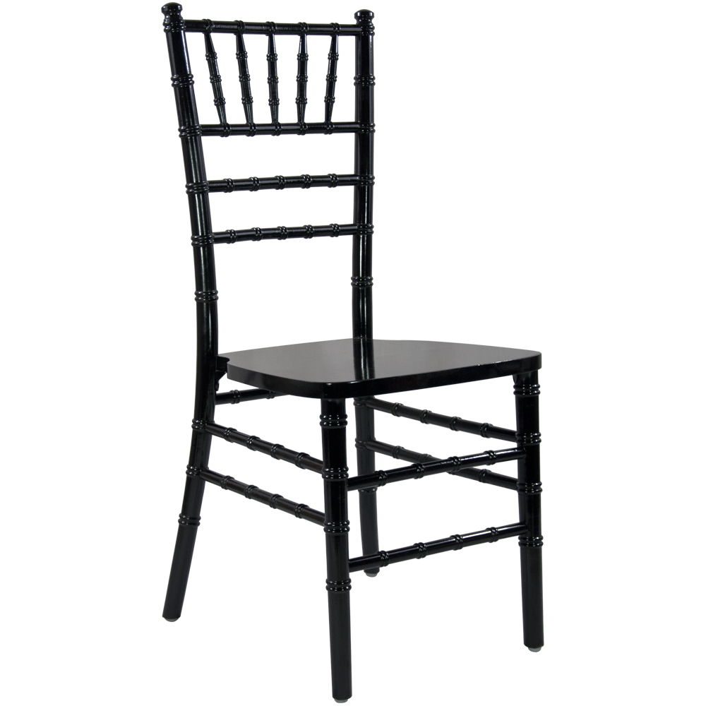 Advantage Black Wood Chiavari Chair WDCHI-B