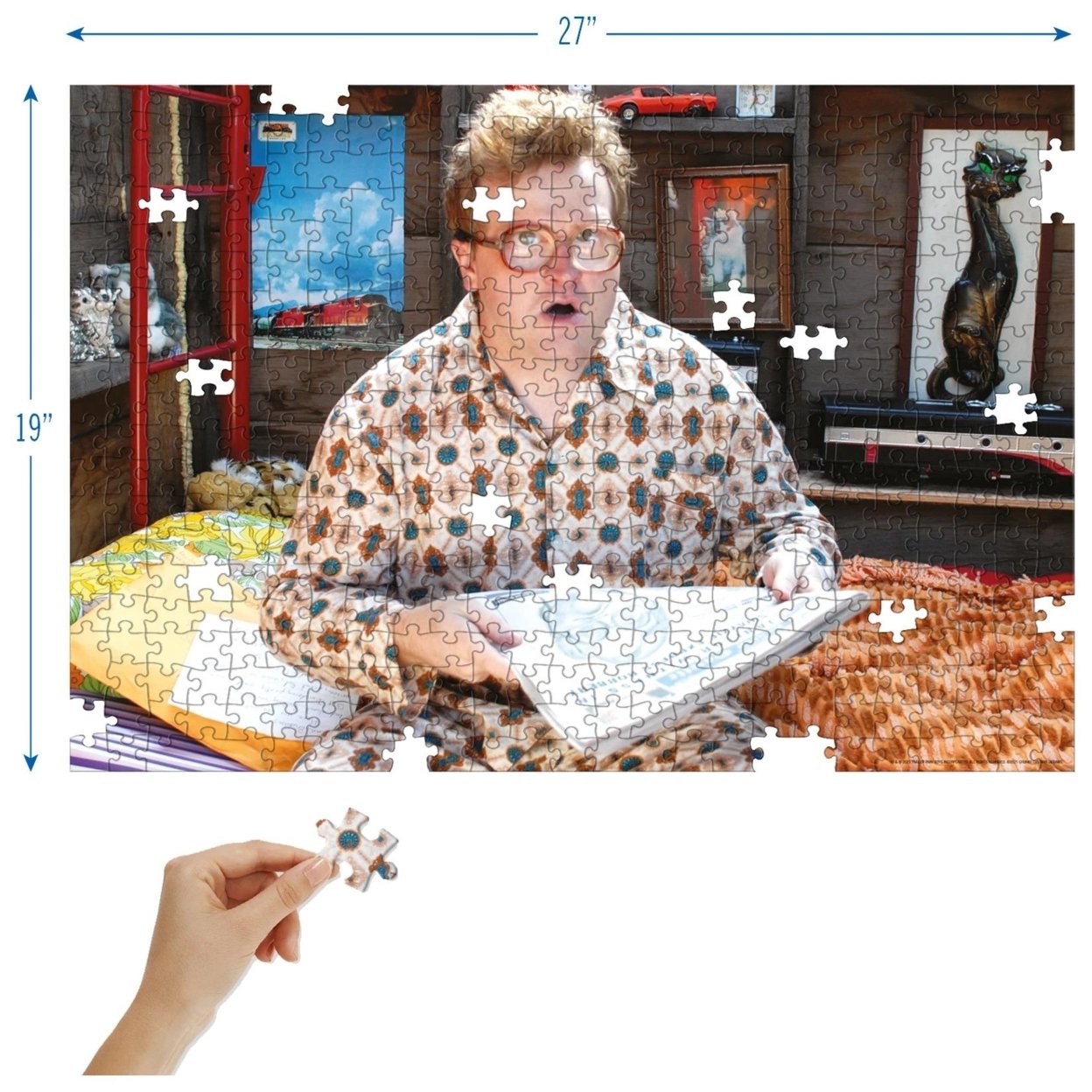 Trailer Park Boys Bubbles Shed Life 420pc Jigsaw Chunky Puzzle TV Series Character Mighty Mojo
