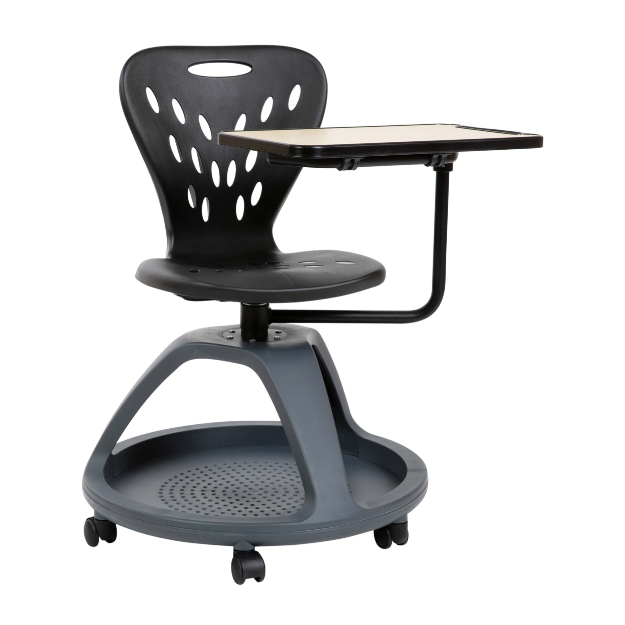 Mobile Desk Chair - Black