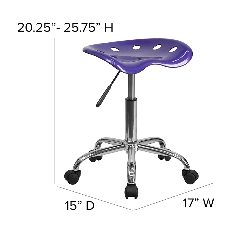 Violet Tractor Stool