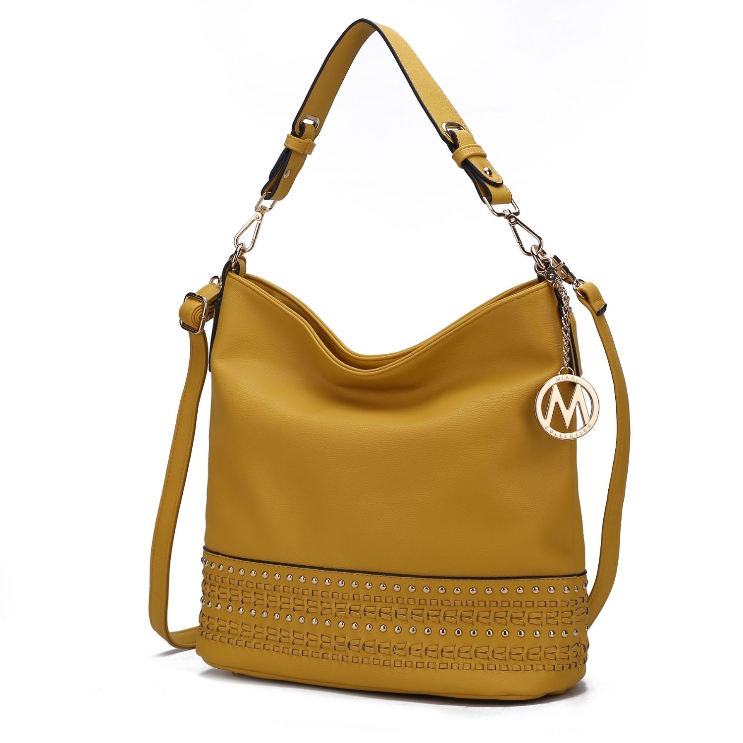 MKF Collection Paige Shoulder Handbag By Mia K - Yellow