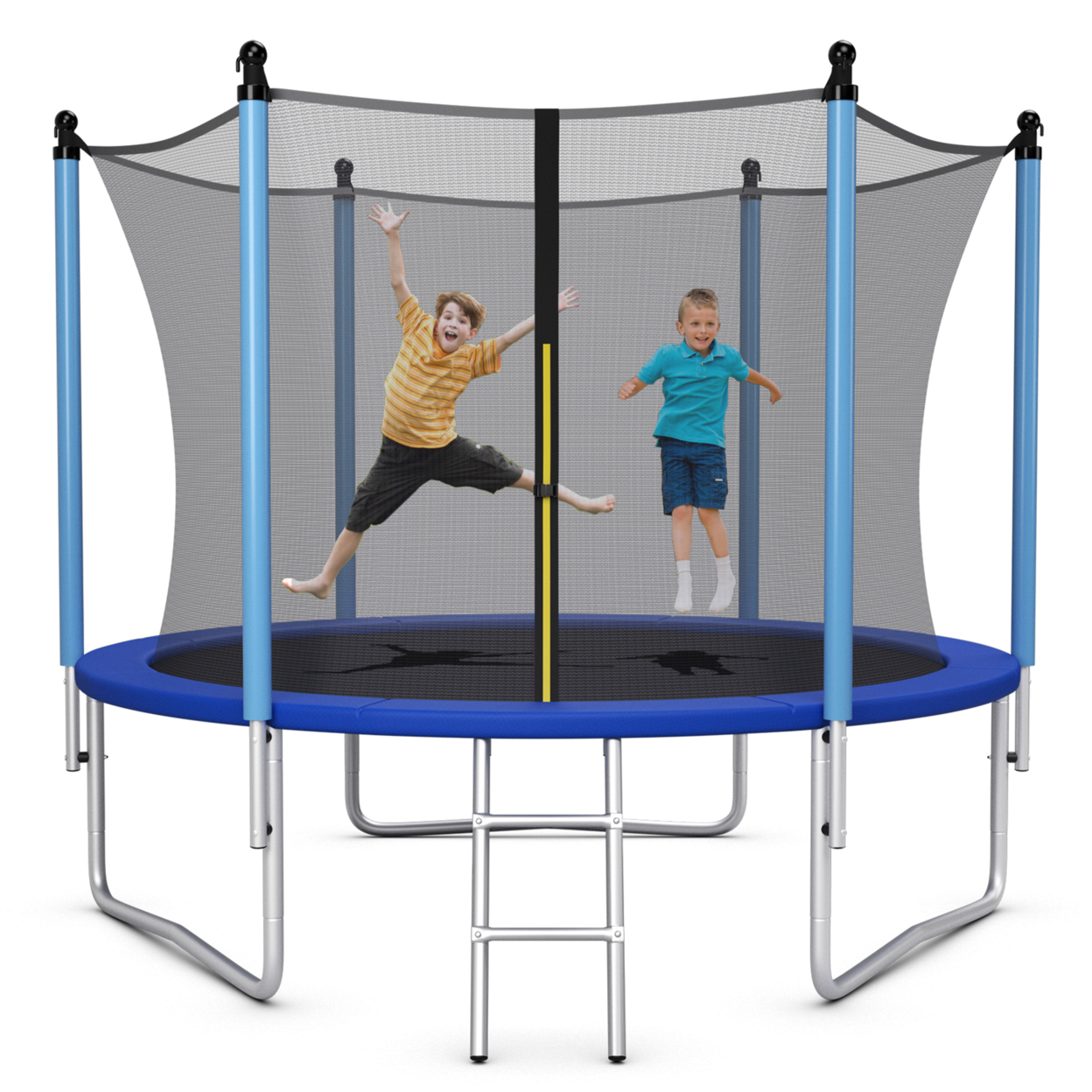 8/10/12/14/15/16FT Jumping Exercise Recreational Bounce Trampoline For Kids W/Safety Enclosure - 10 Ft
