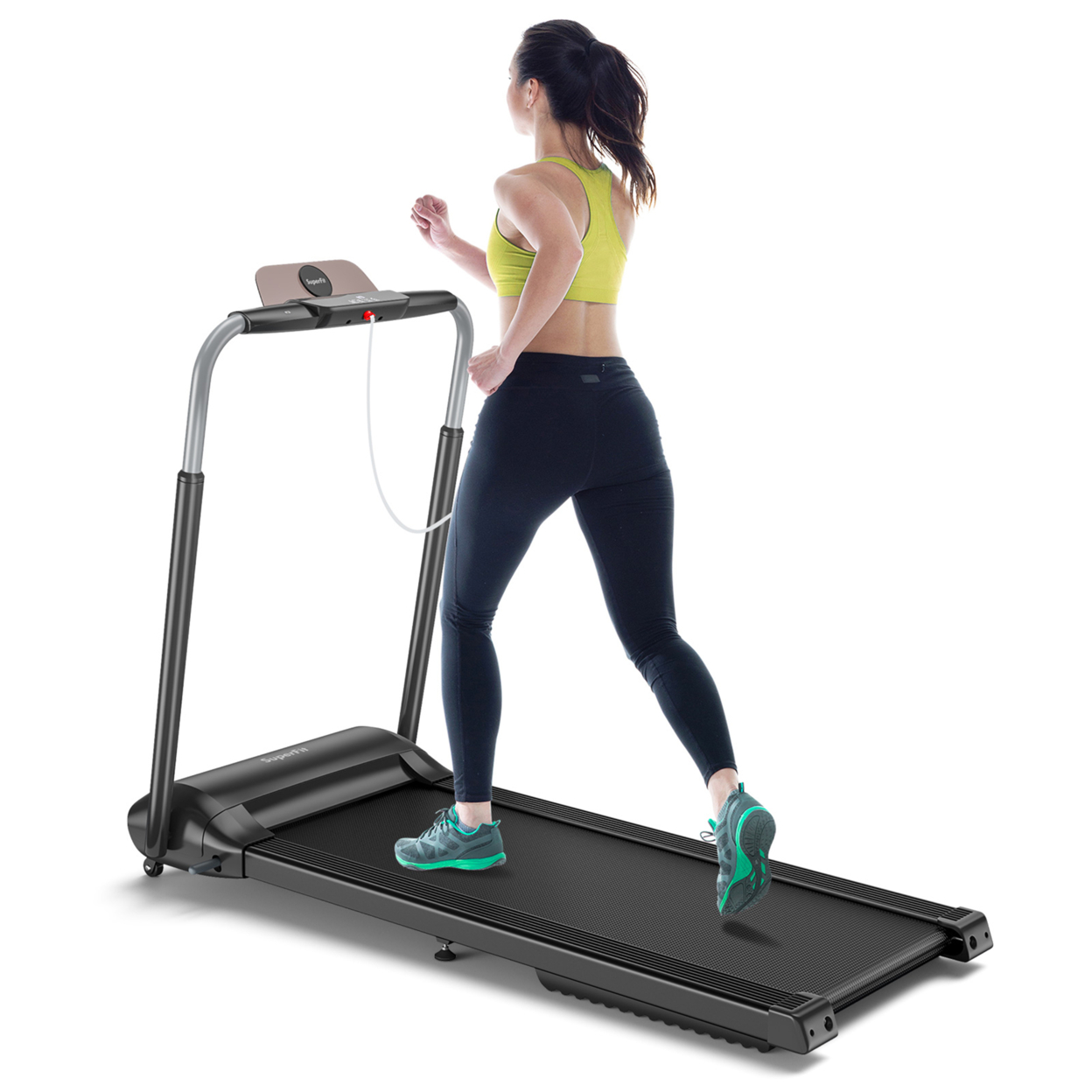 Folding Treadmill 3.0HP Electric Walking Running Machine W/ LED Touch Screen