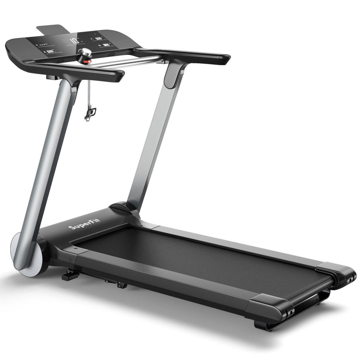 Electric Folding Treadmill Italy Designer Running Machine W/ Heart Rate Belt