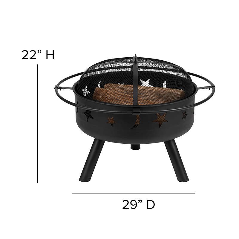 29 Star And Moon Firepit