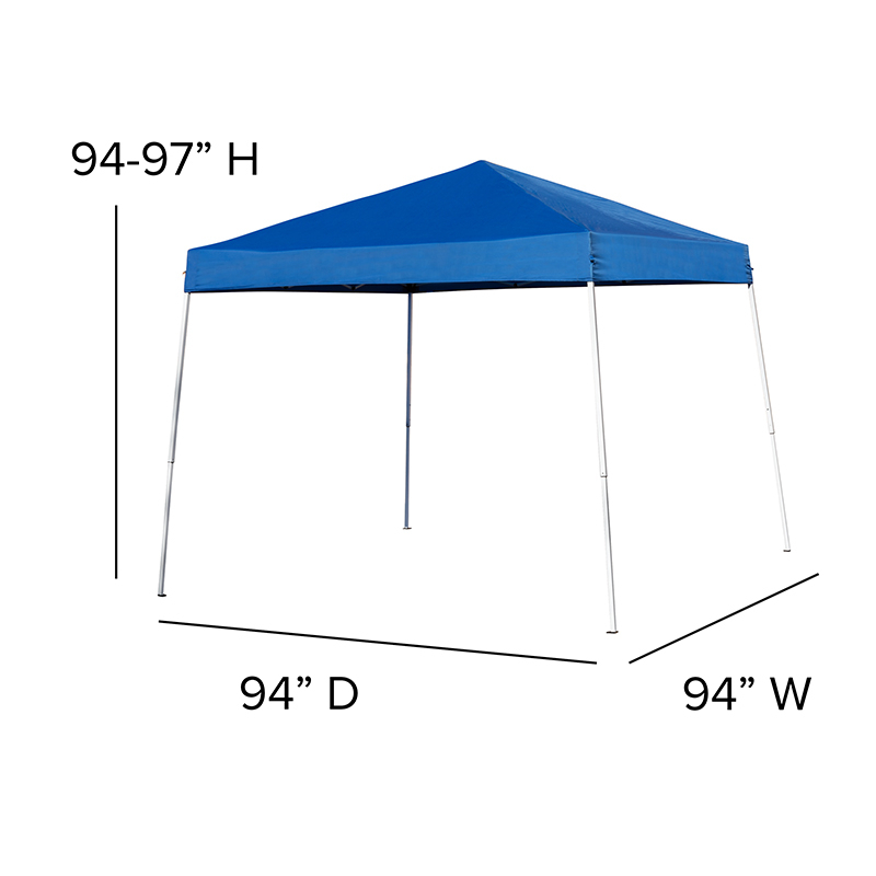 8x8 Blue Pop Up Canopy