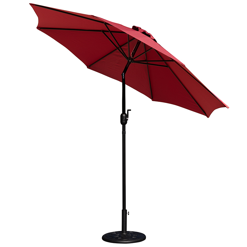 Red Umbrella And Black Base Set