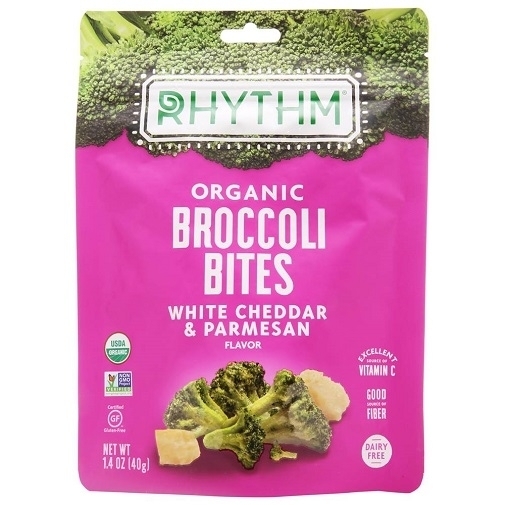 Rhythm Organic Broccoli Bites White Cheddar & Parmesan