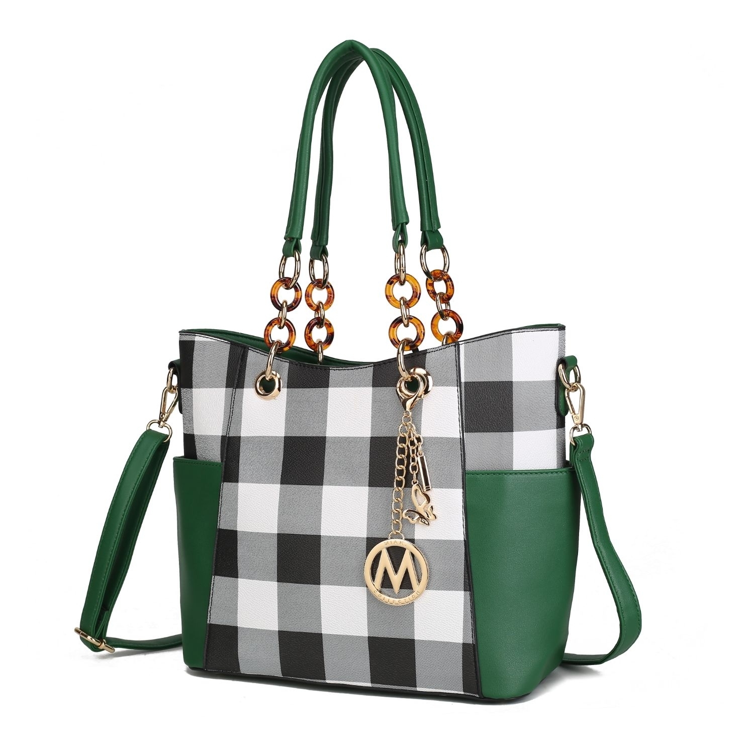 MKF Collection Paloma Shoulder Handbag By Mia K - Green