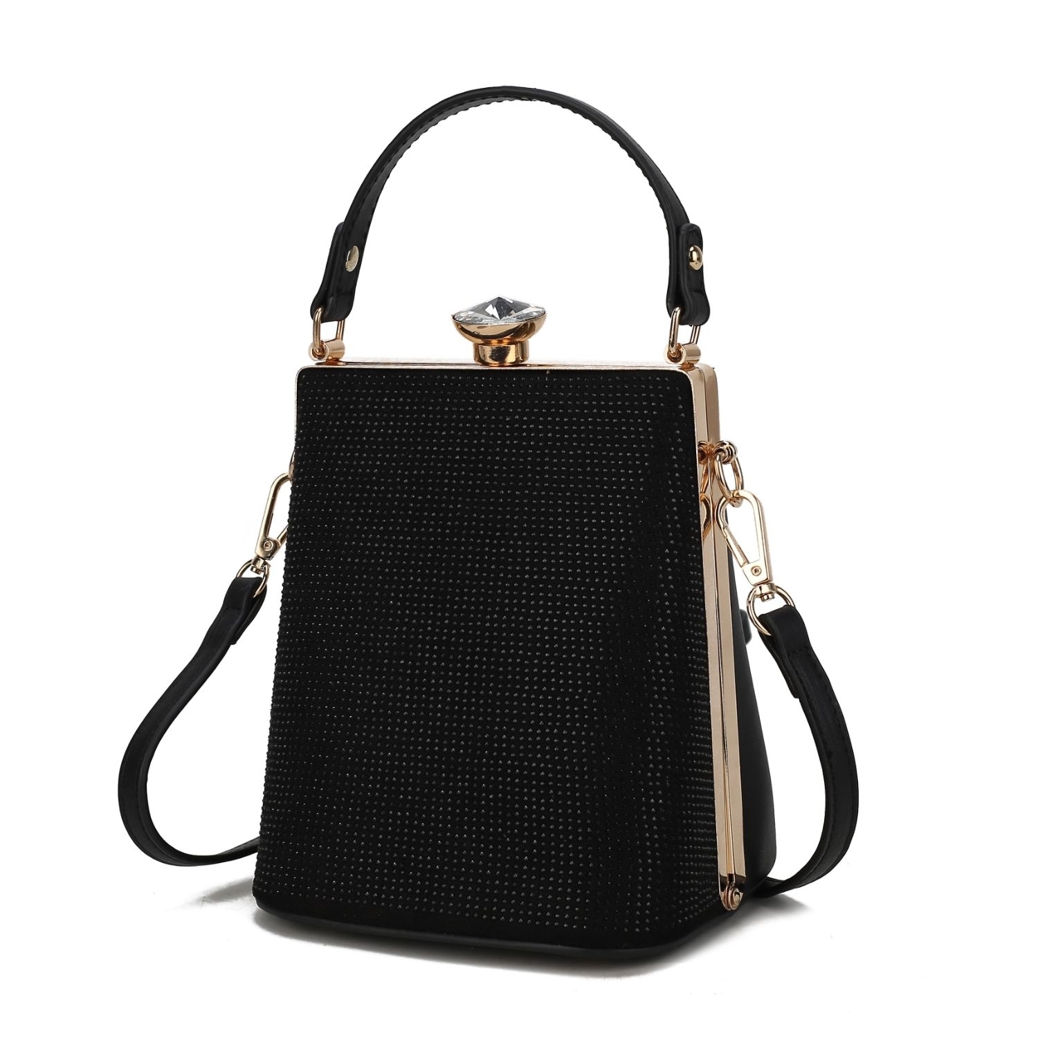 MKF Collection Taliah Clutch Handbag By Mia K - Black