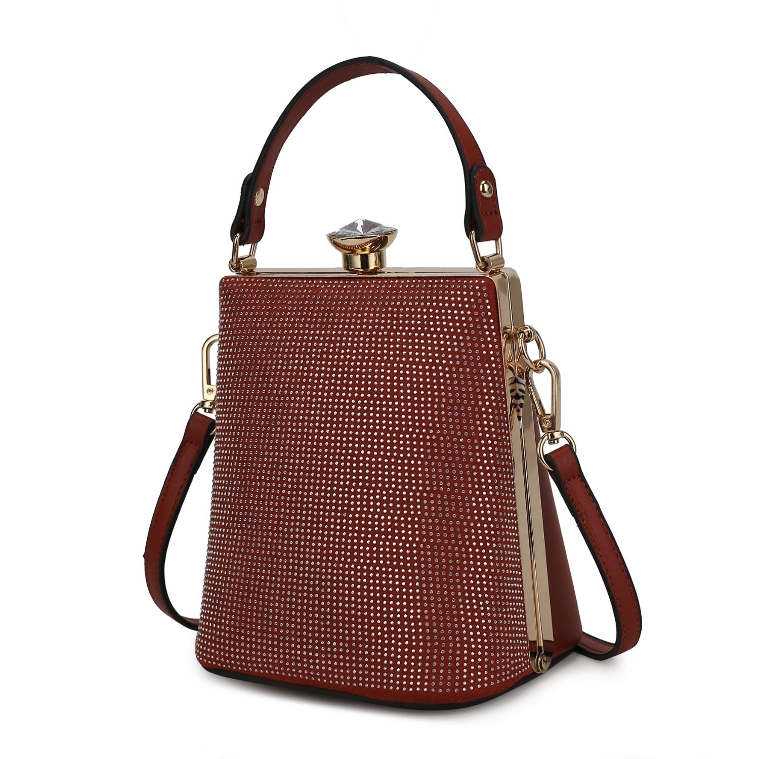 MKF Collection Taliah Clutch Handbag By Mia K - Black