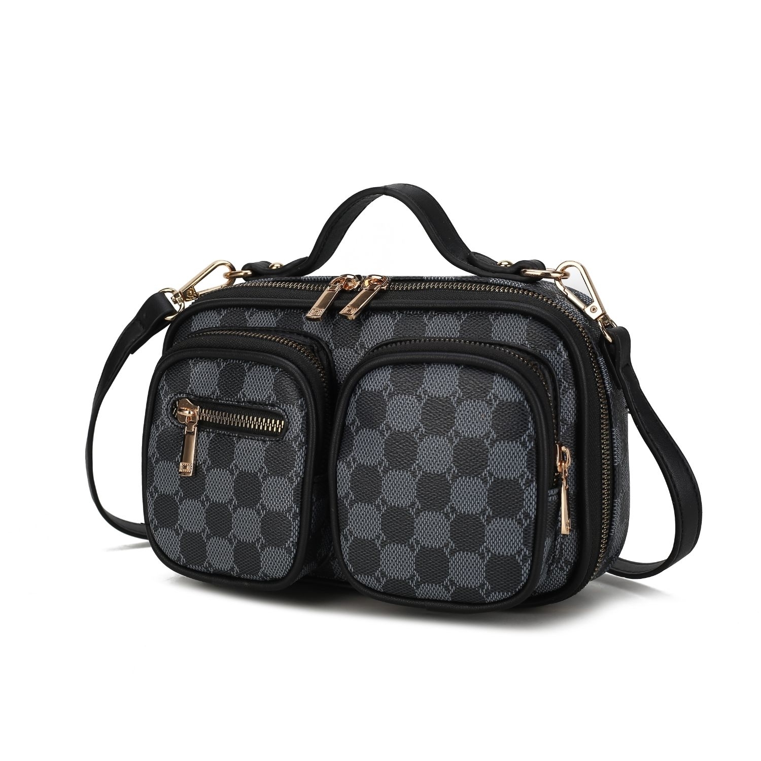 MKF Collection Jolene Crossbody Handbag By Mia K - Black