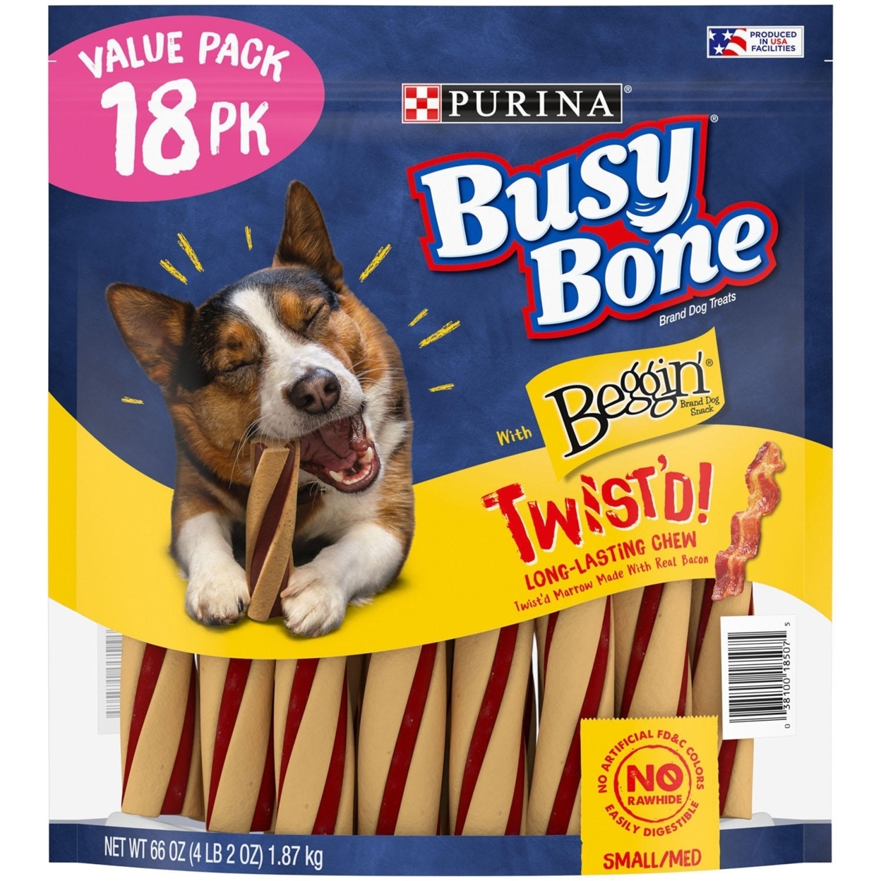 Purina Busy With Beggin' Twist'd Small/Medium Breed Dog Treats (18 Count)