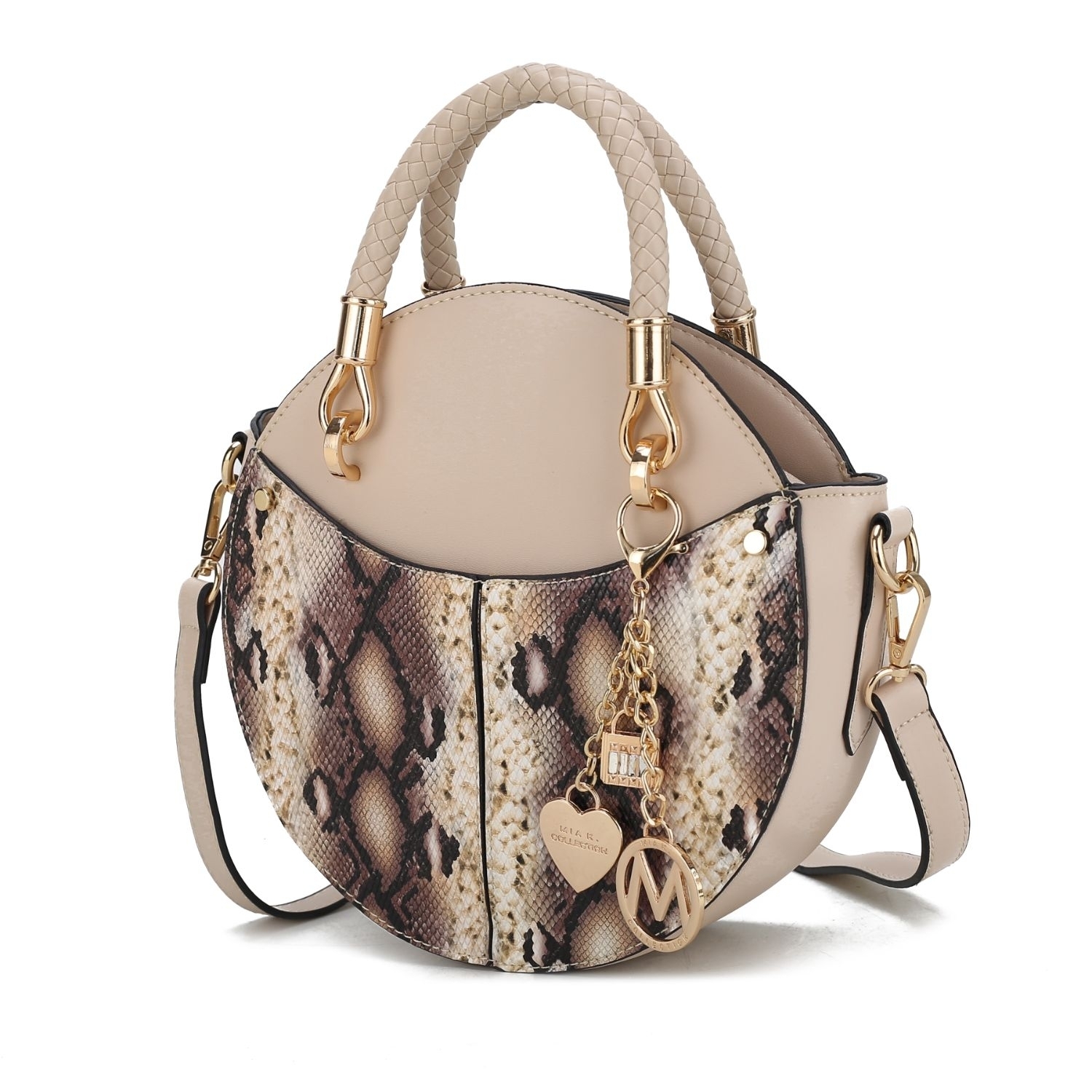 MKF Collection Camille Crossbody Handbag By Mia K. - Cognac