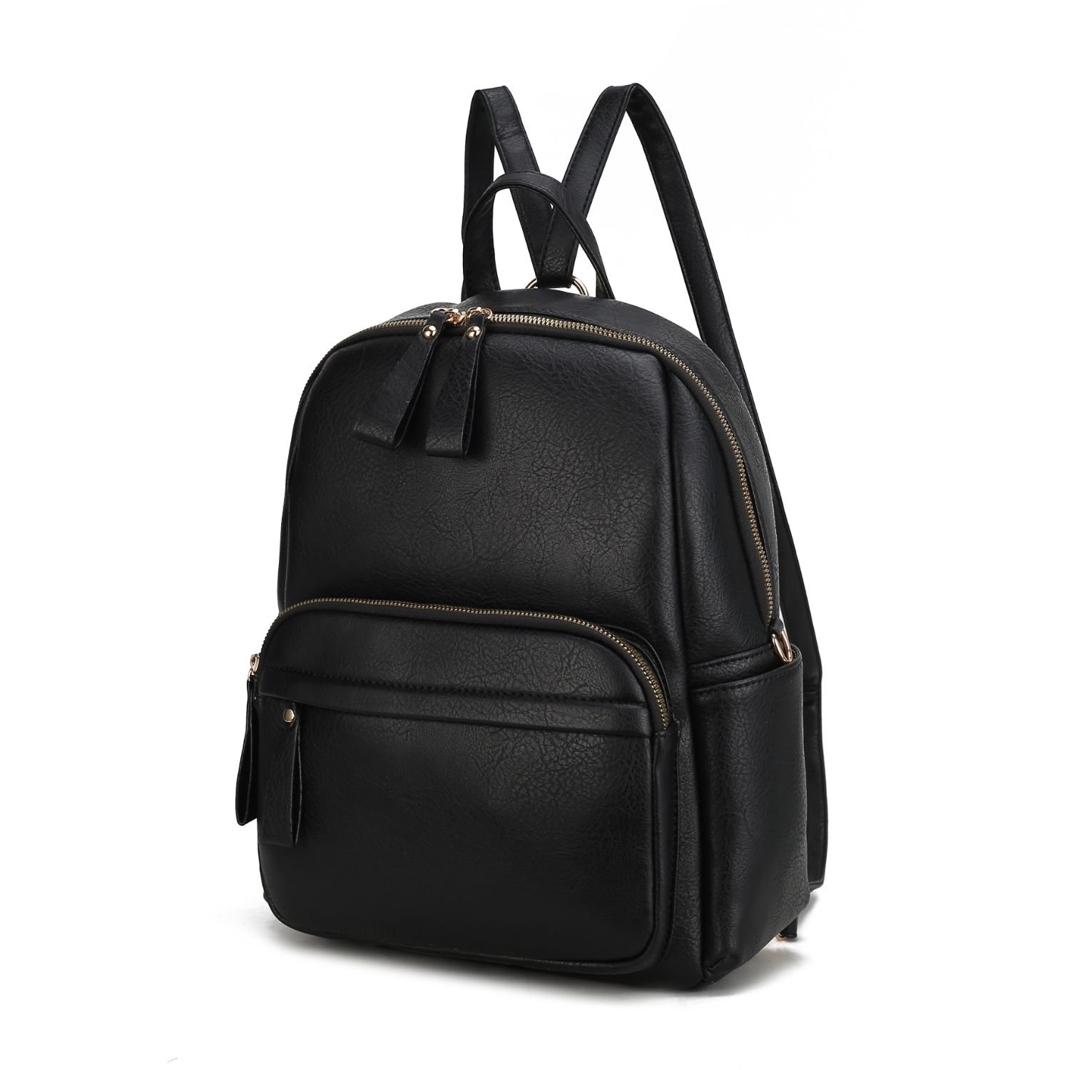 MKF Collection Yolane Backpack Convertible Crossbody Handbag By Mia K - Black