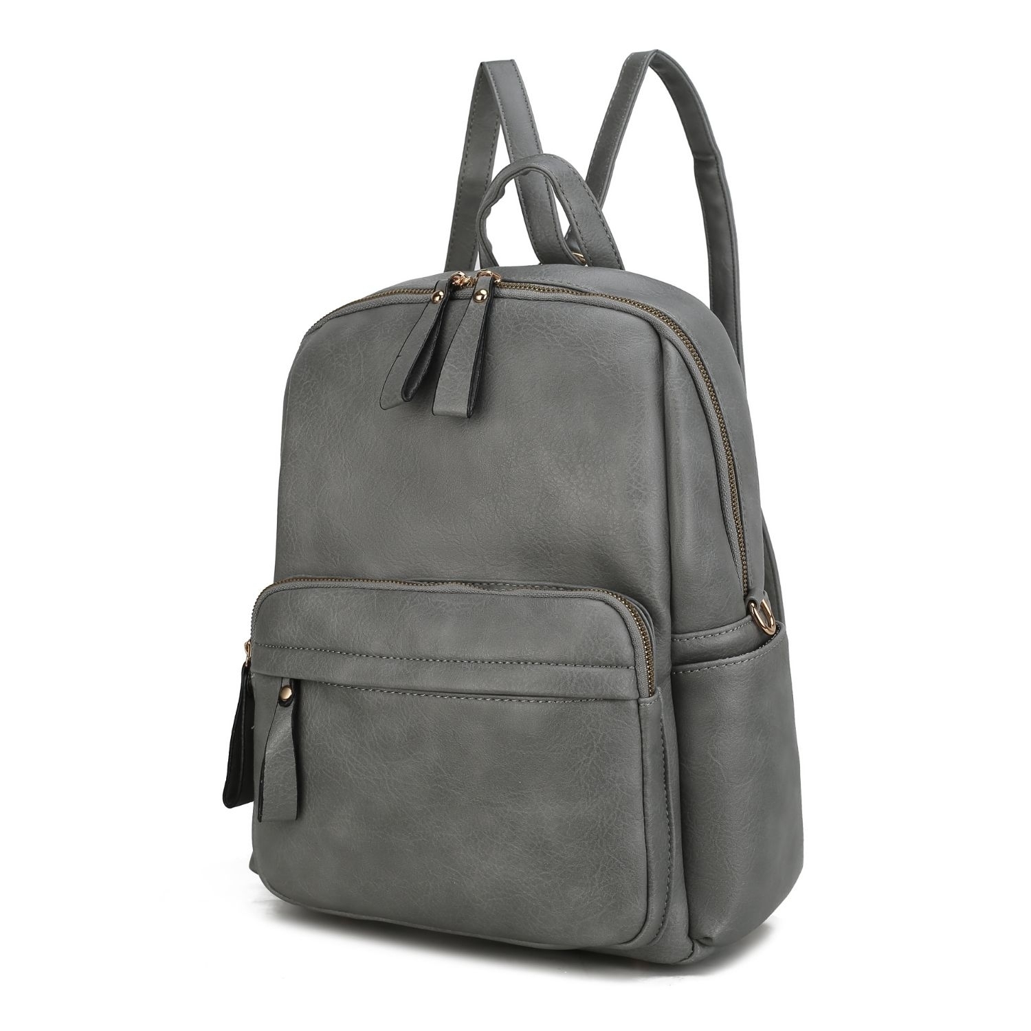 MKF Collection Yolane Backpack Convertible Crossbody Handbag By Mia K - Grey