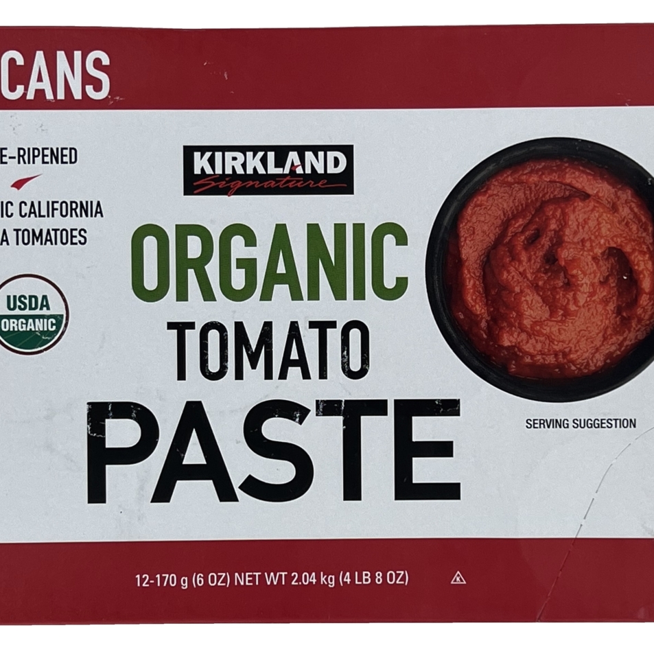 Kirkland Signature Organic Tomato Paste, 6 Ounce (12 Count)