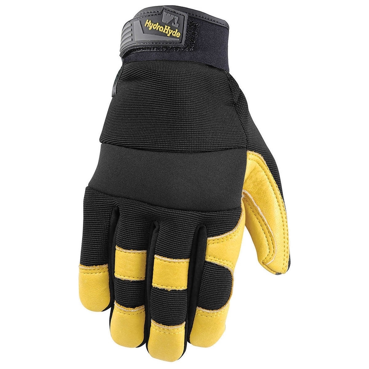 Wells Lamont Men's HydraHyde Leather Work Gloves, Medium (3 Pairs)