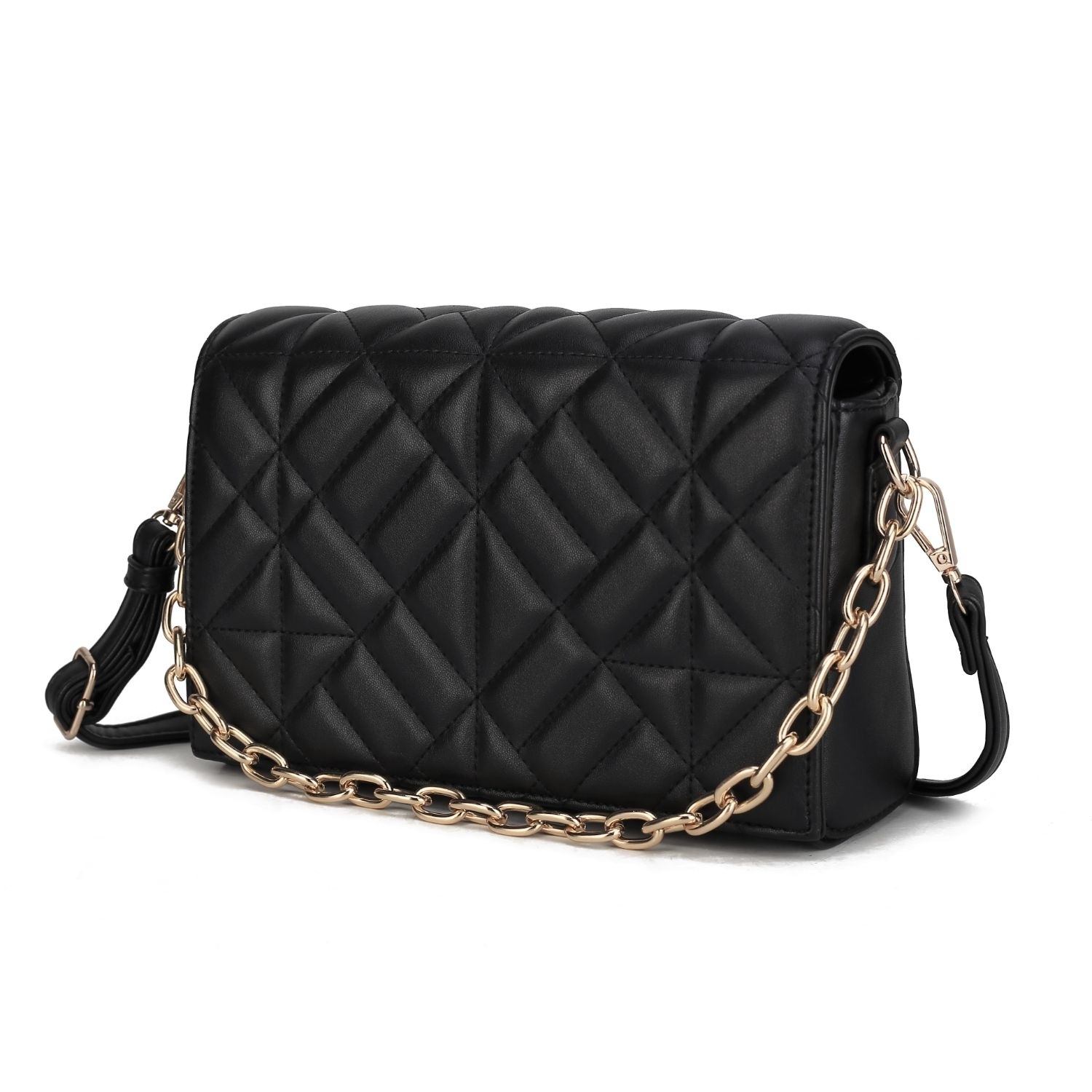 MKF Collection Ursula Crossbody Handbag By Mia K - Black