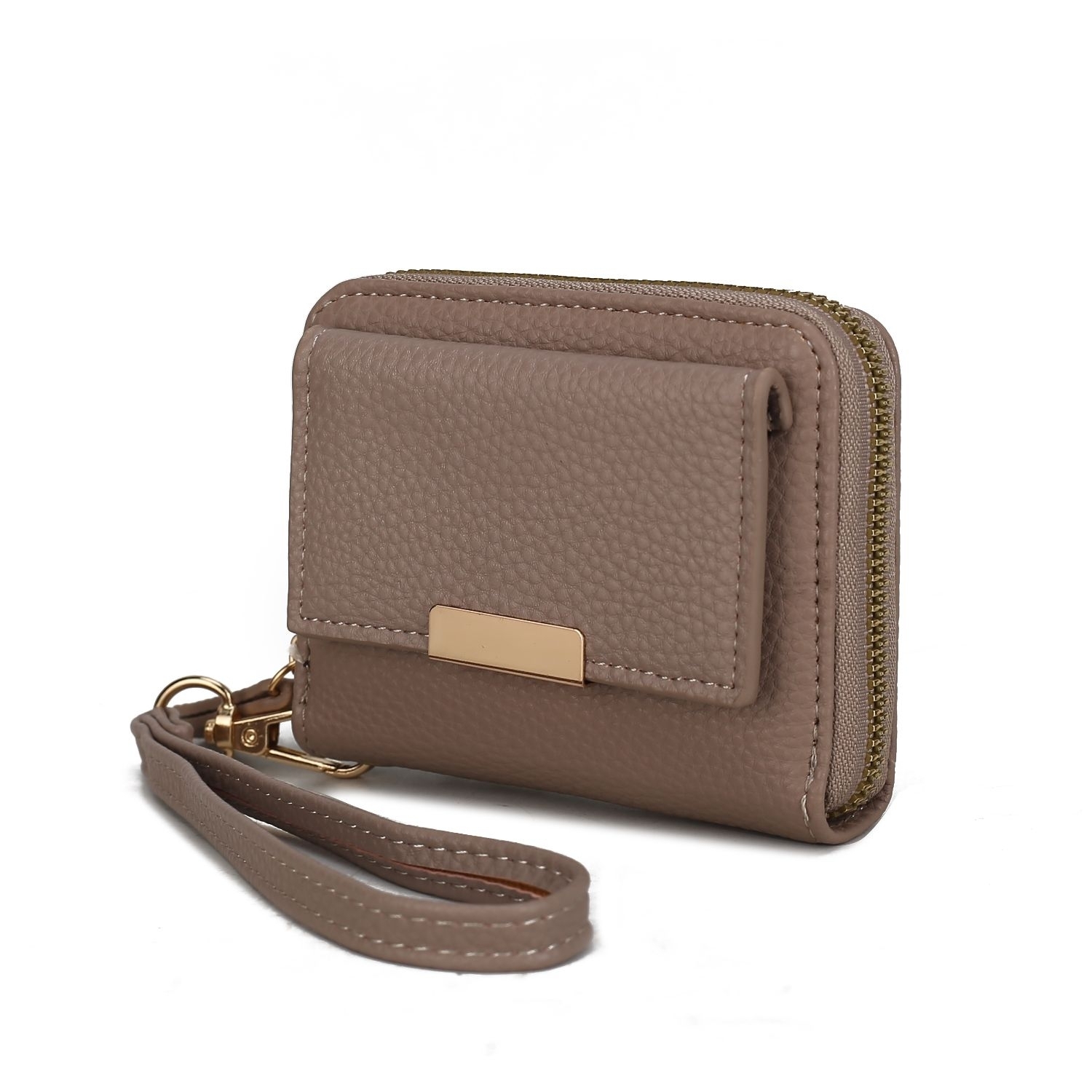 MKF Collection Izzy Small Wallet By Mia K - Taupe