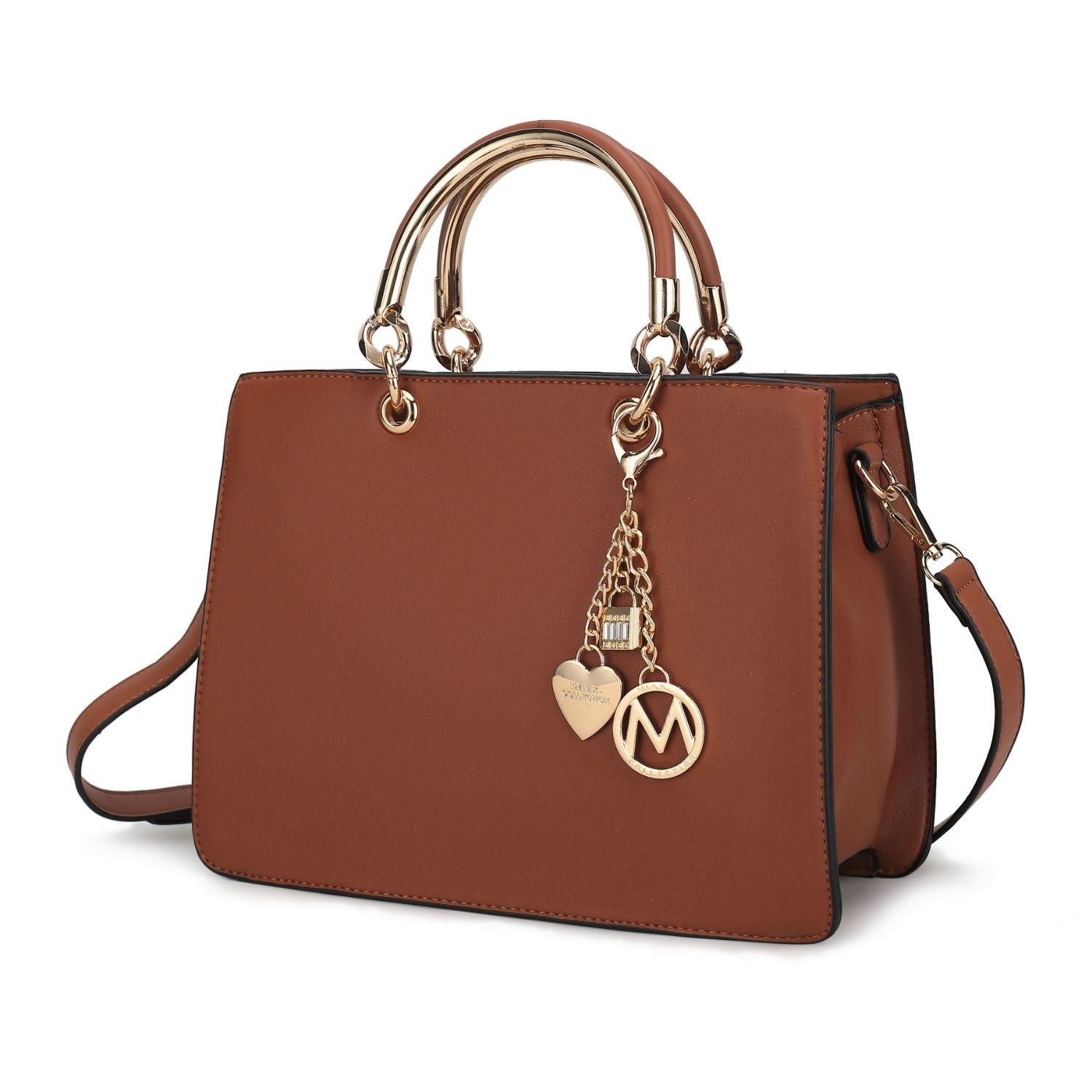 MKF Collection Perla Tote Handbag By Mia K - Cognac