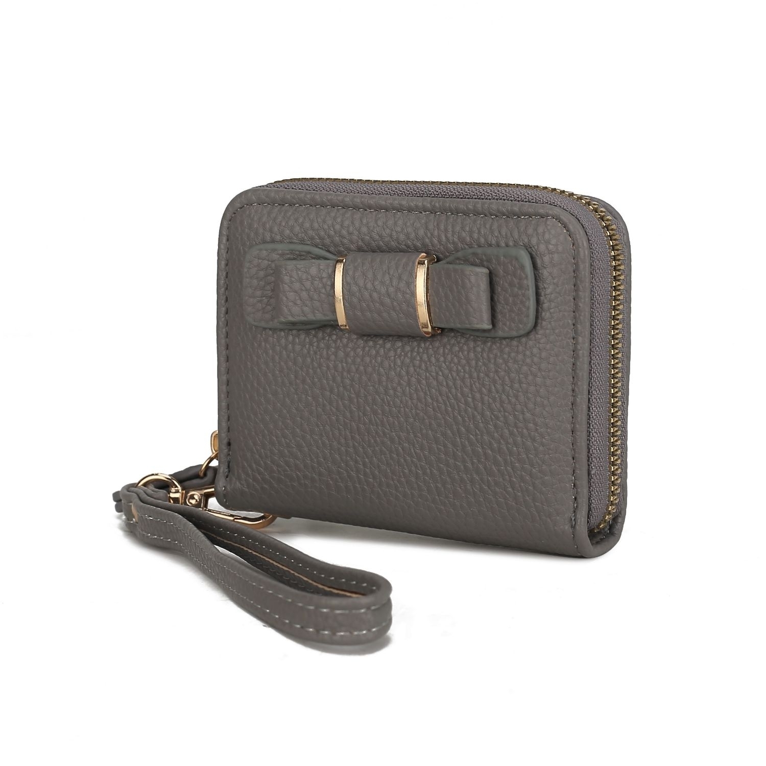 MKF Collection Patricia Small Wallet By Mia K - Grey